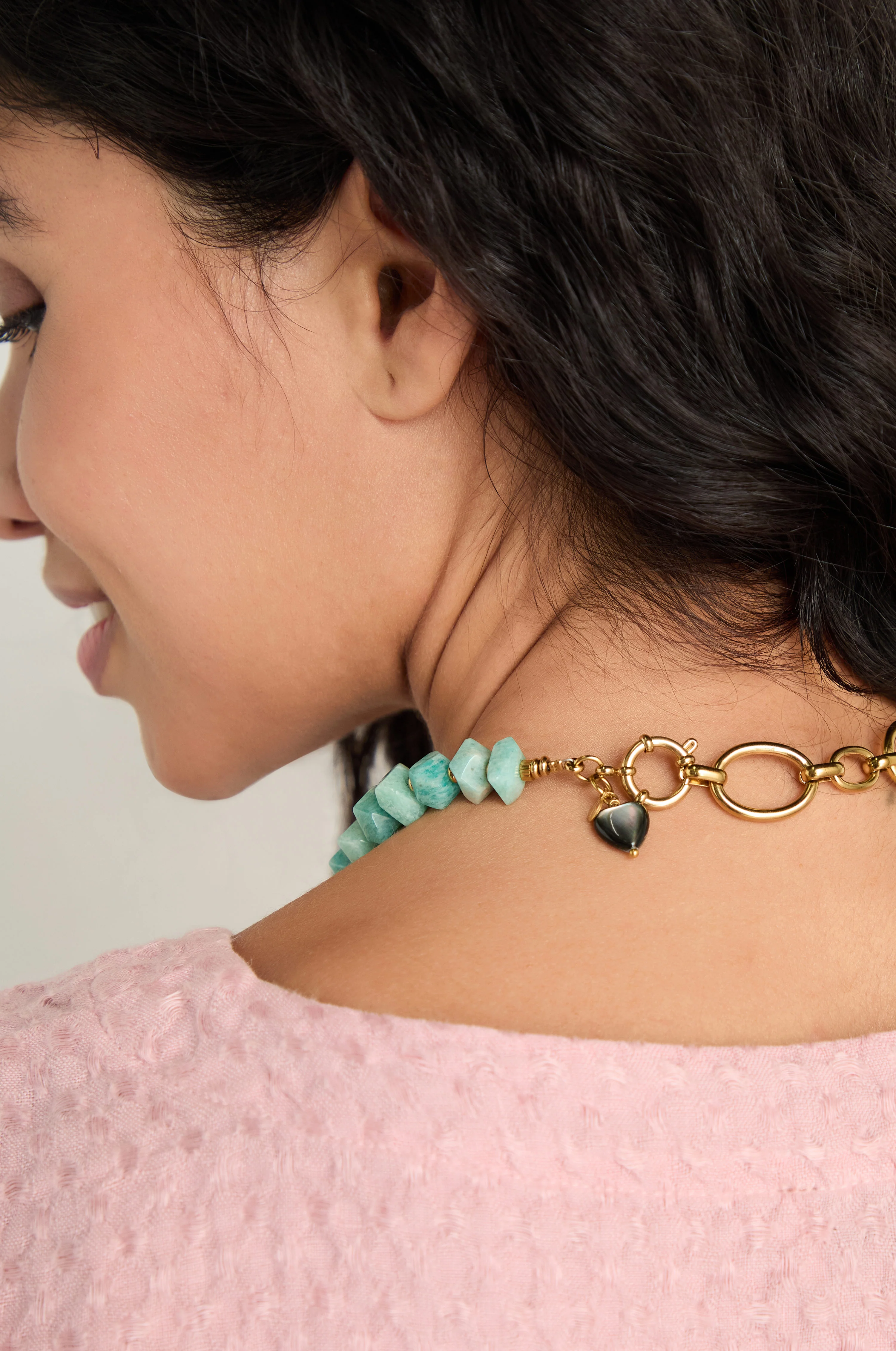 Amazonite Bead Necklace - Image 2