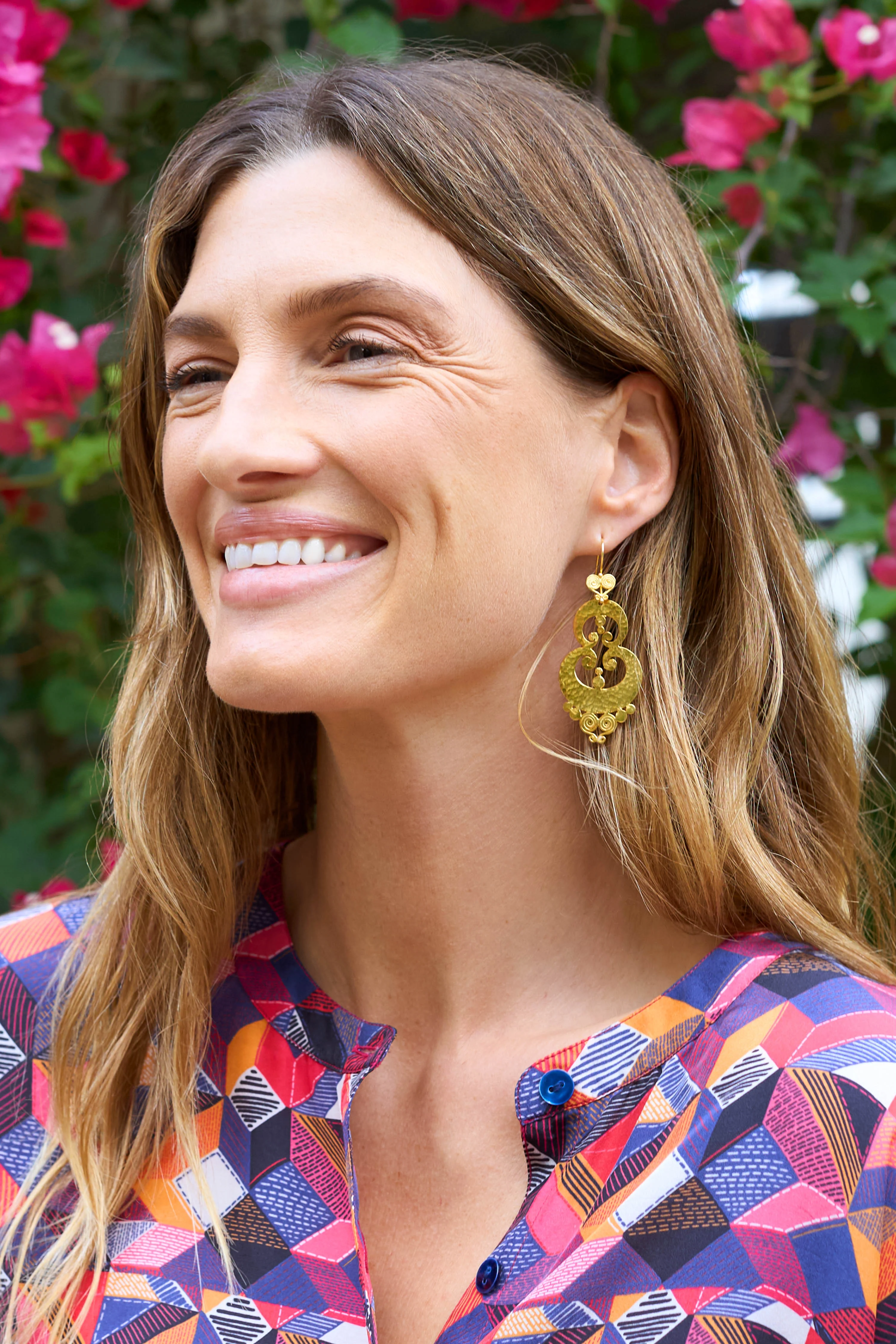 Gold Vermeil Sumba Earrings - Image 2