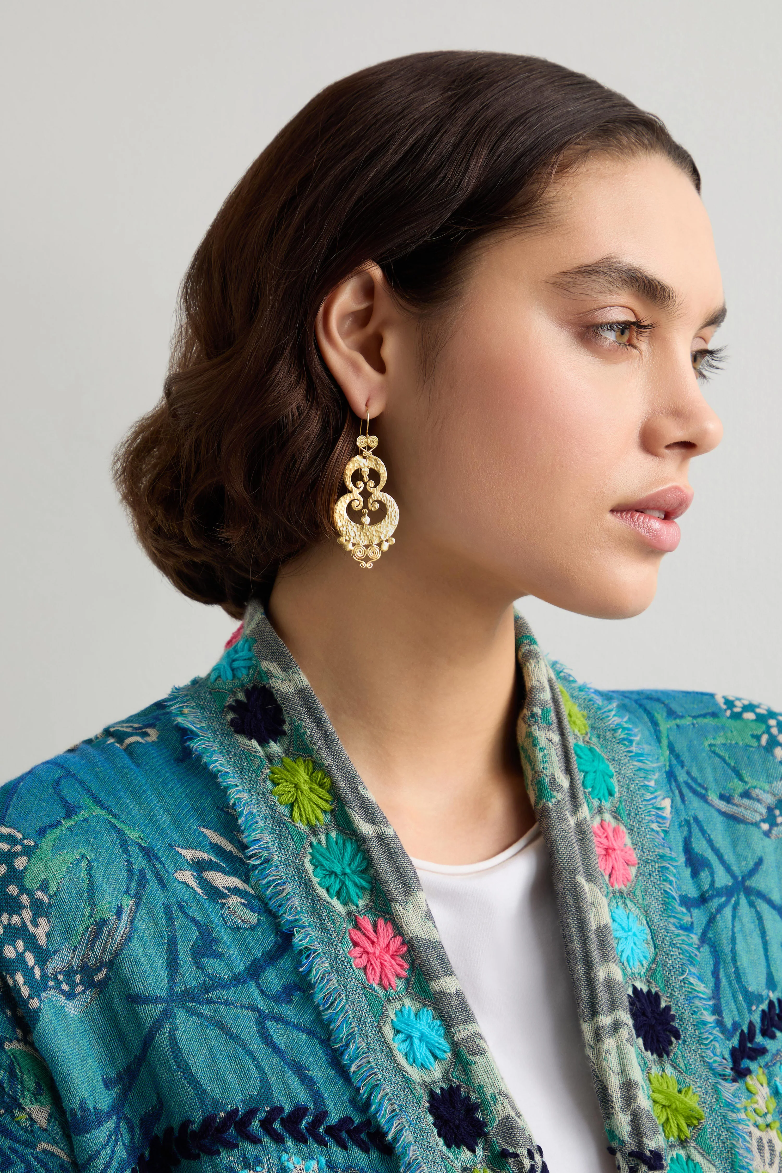 Gold Vermeil Sumba Earrings - Image 4
