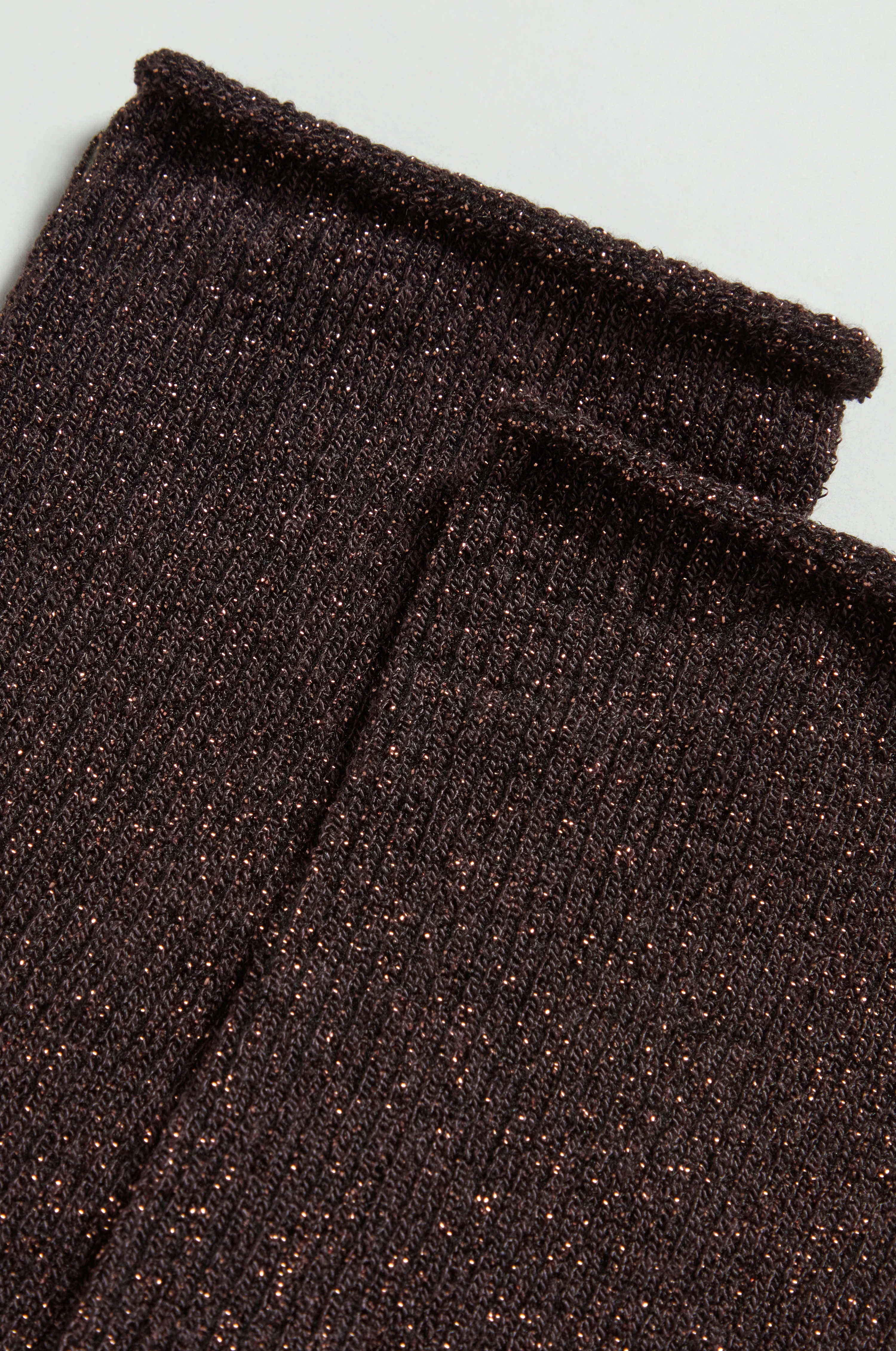 Bamboo Sparkle Chocolate Socks - Image 3