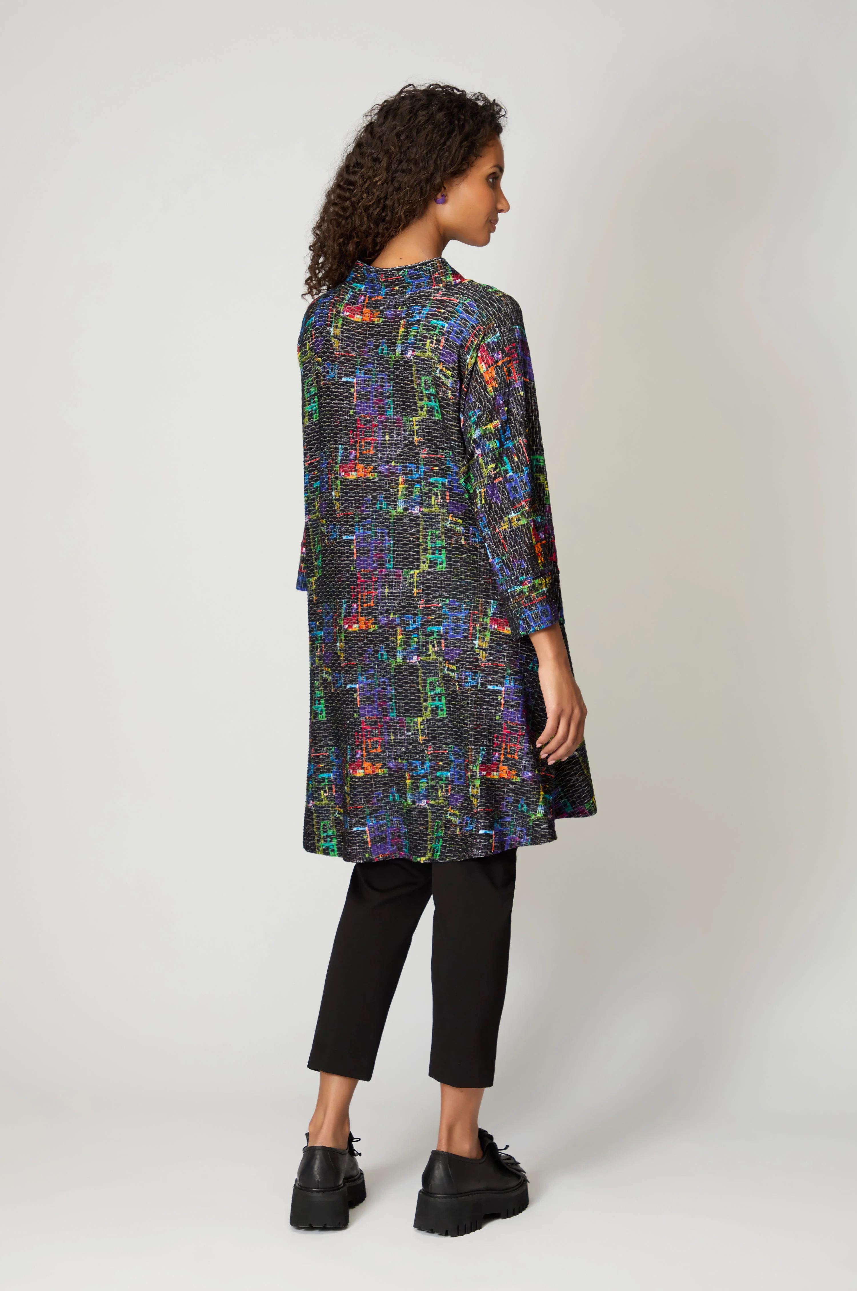 Blanca Graphic Textured Long Tunic - Image 5