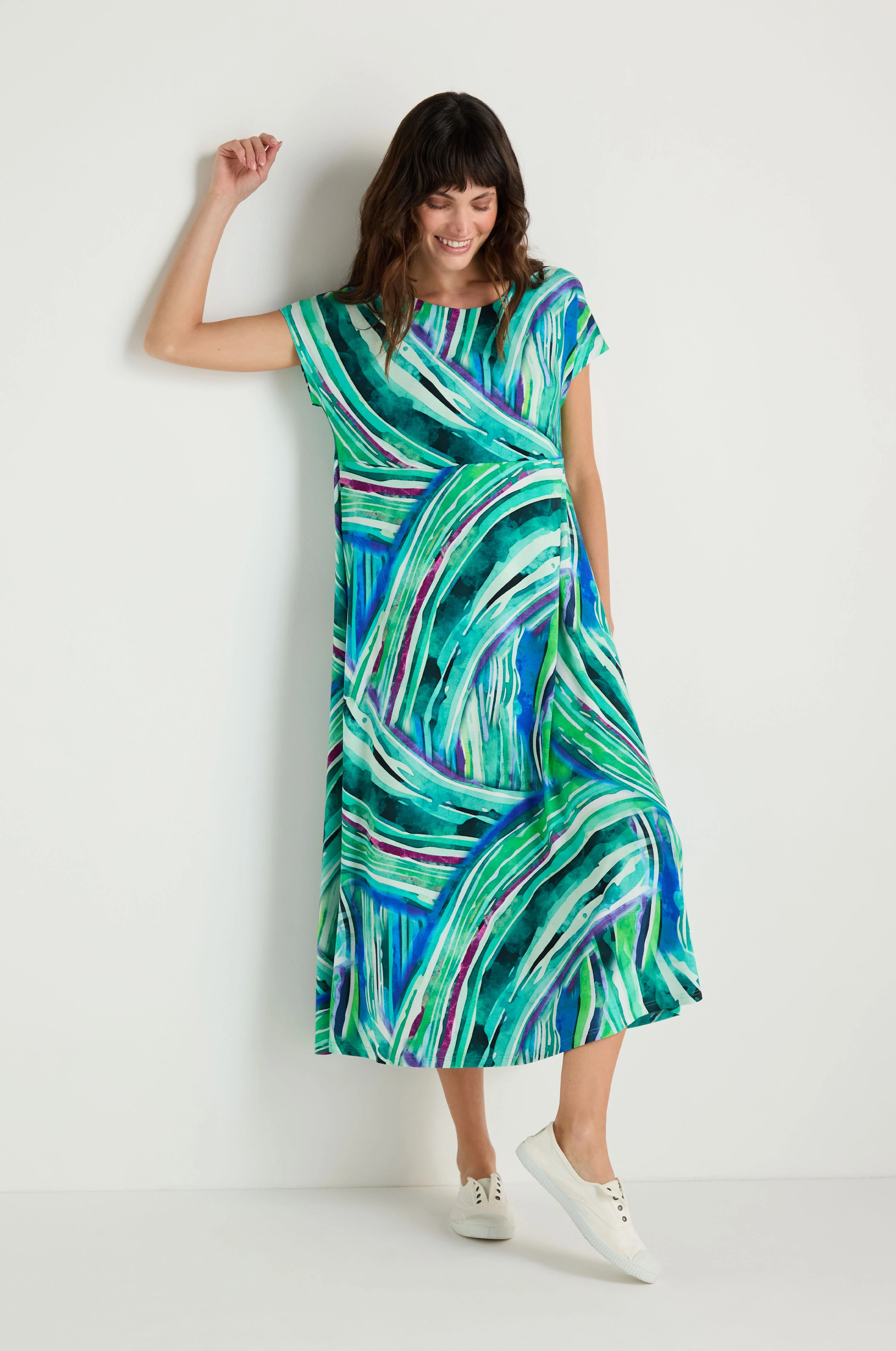 Blurred Lines Swing Dress - Image 3