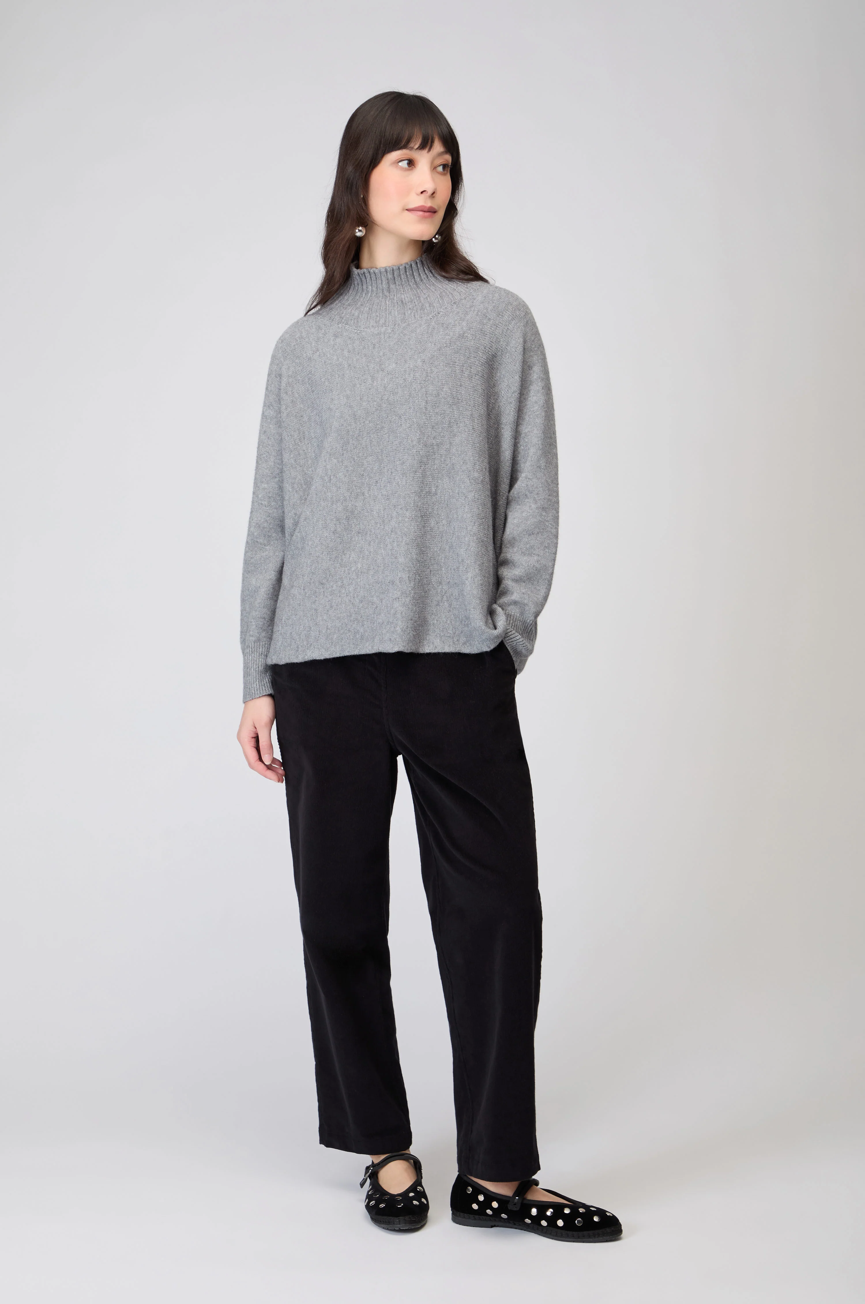 Boxy High Neck Knit - Image 10
