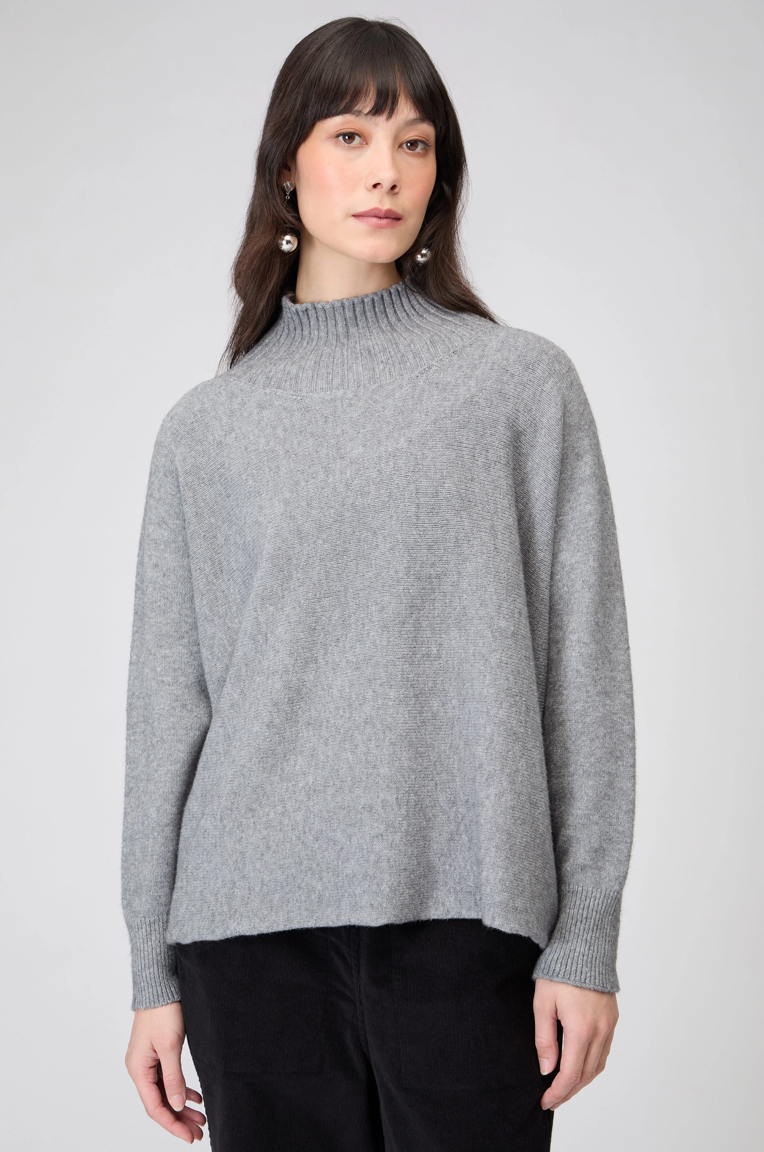 Boxy High Neck Knit - Image 2