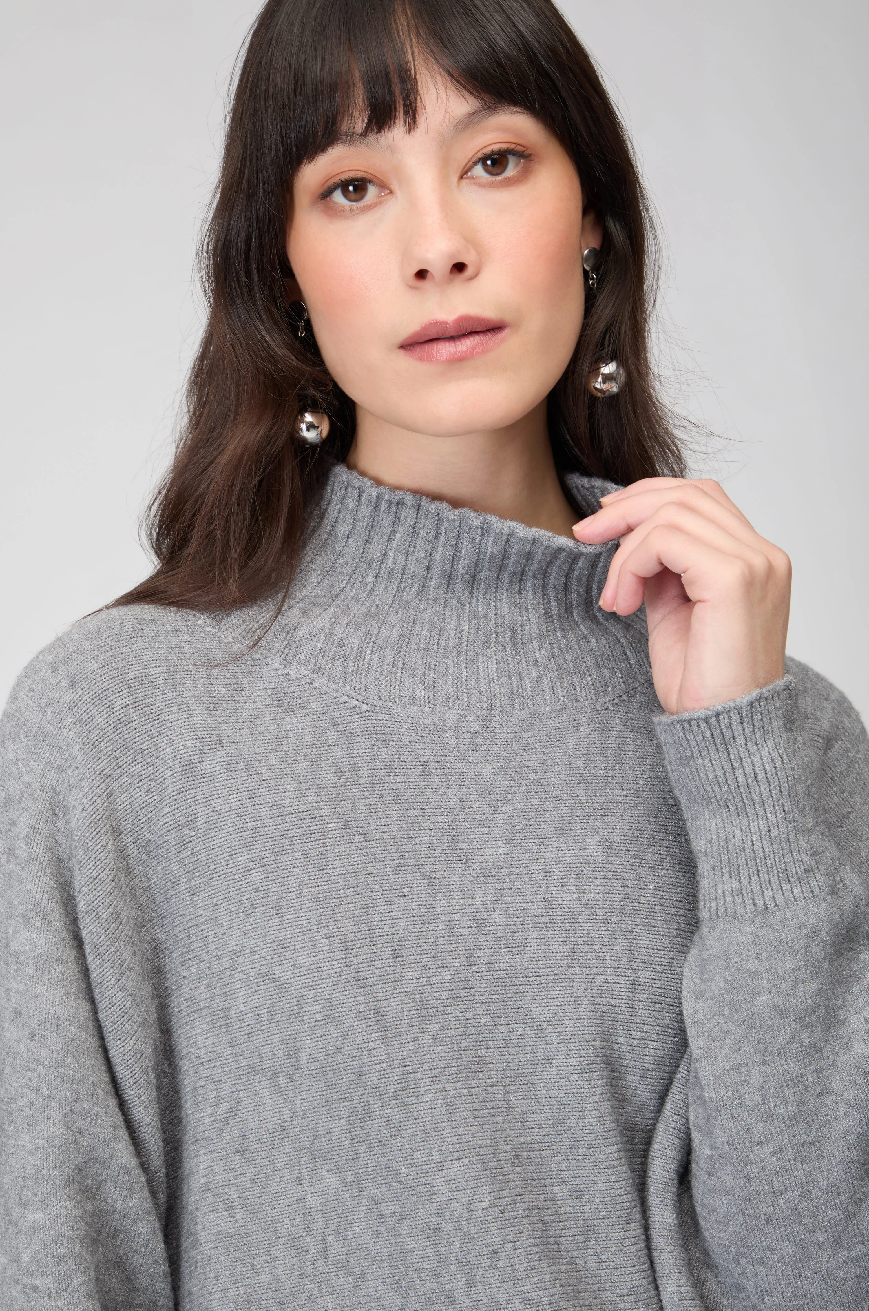 Boxy High Neck Knit - Image 3
