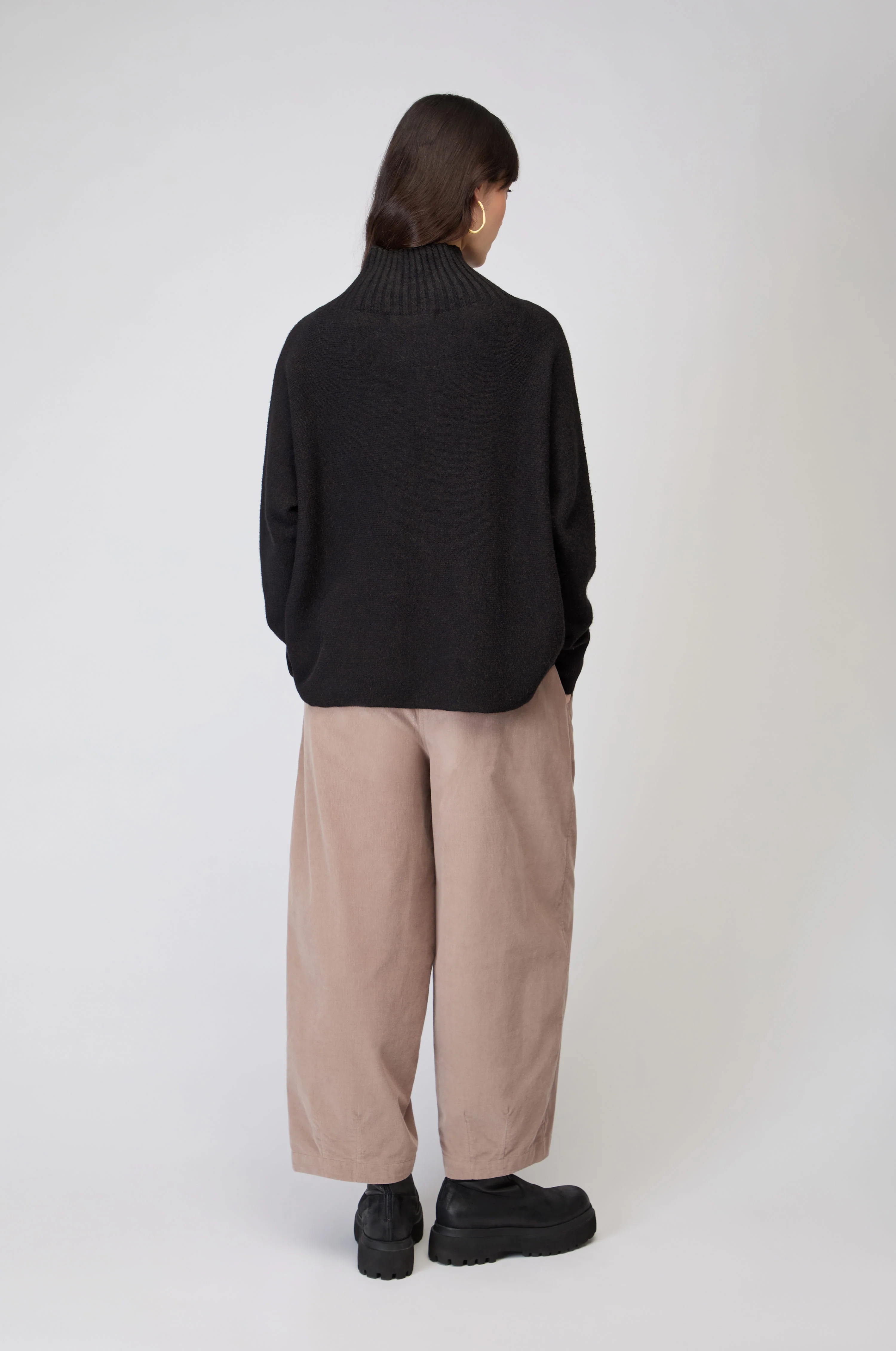 Boxy High Neck Knit - Image 8