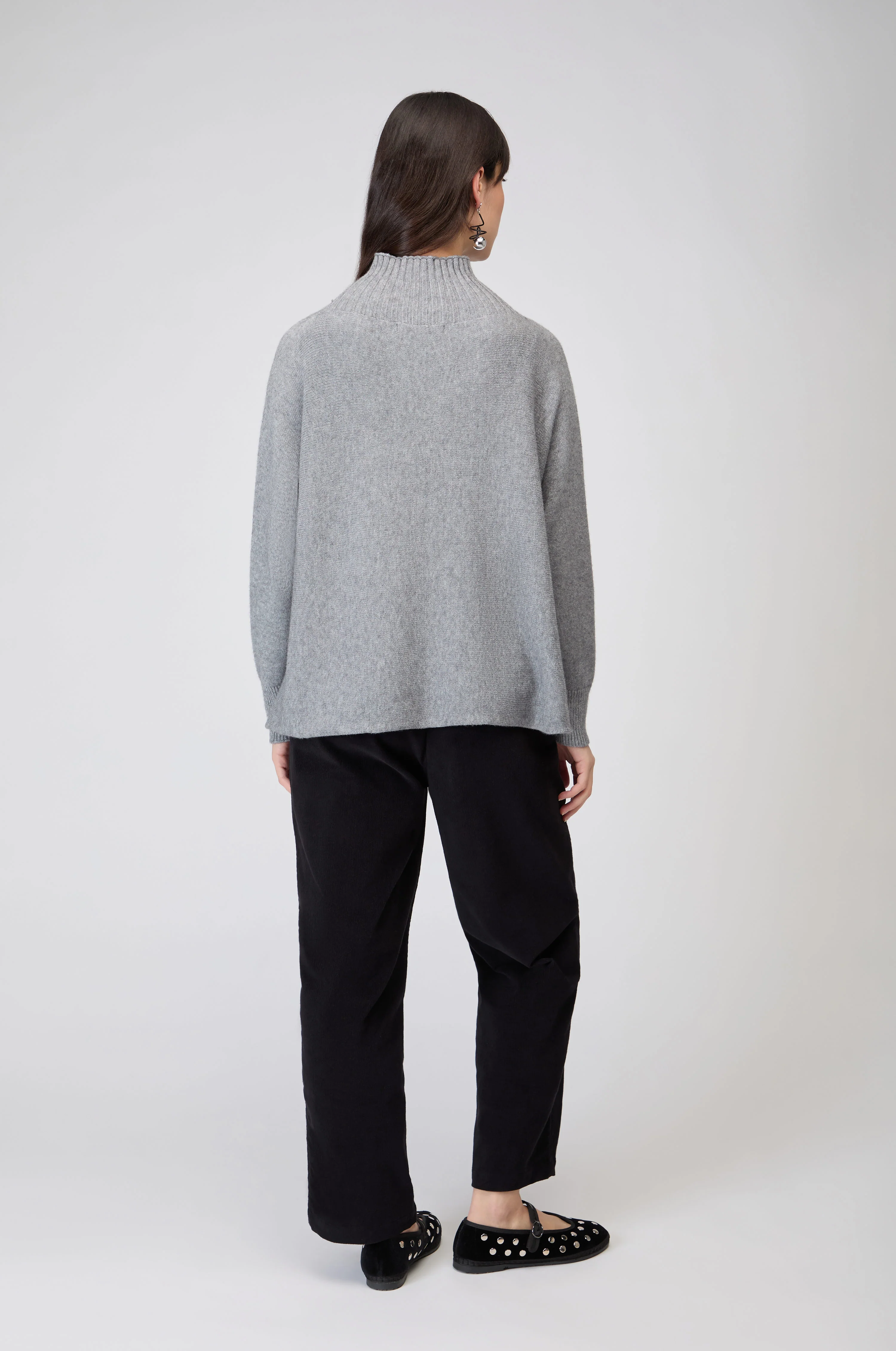 Boxy High Neck Knit - Image 9