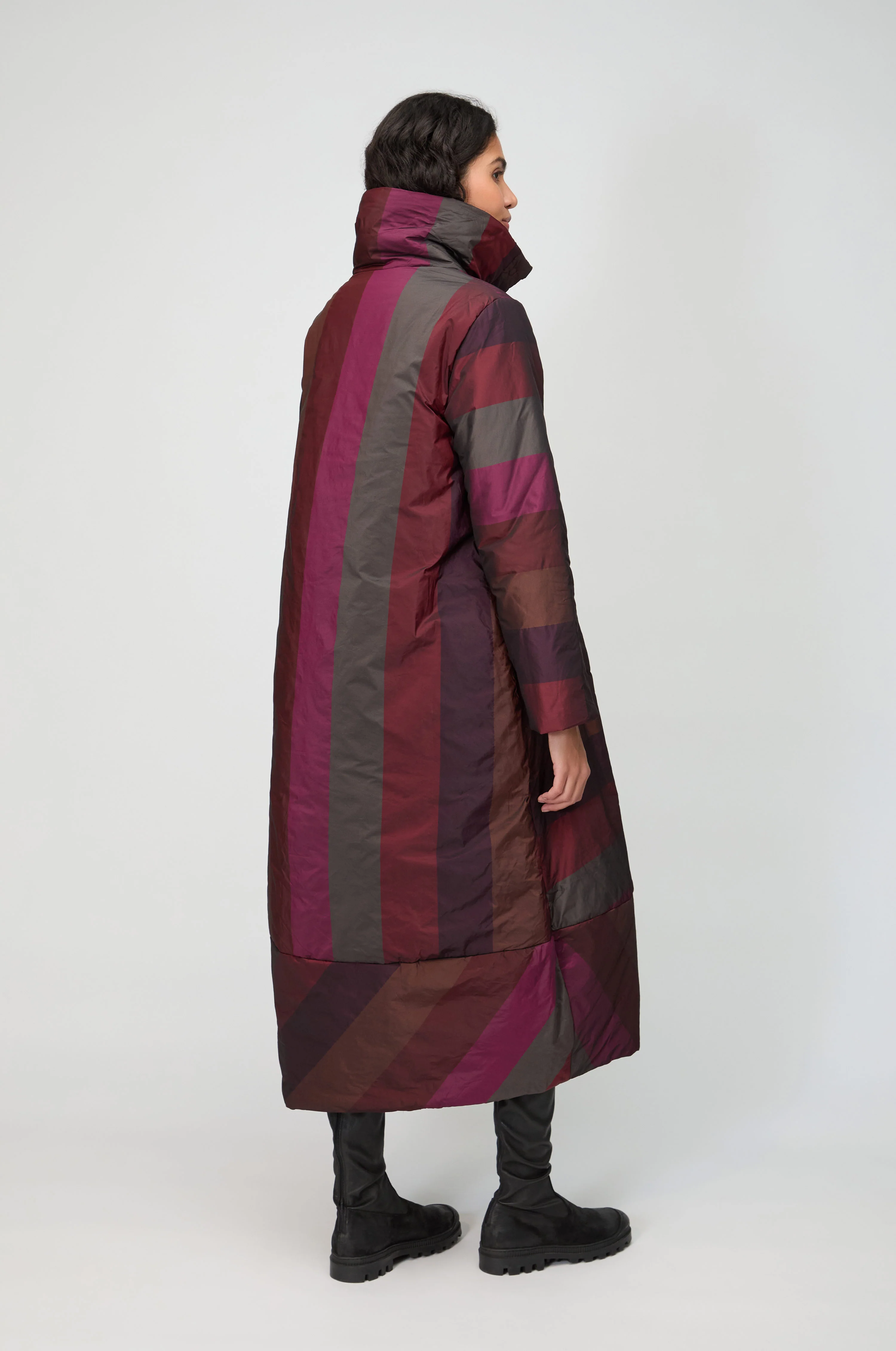 Bubble Hem Padded Coat - Image 4