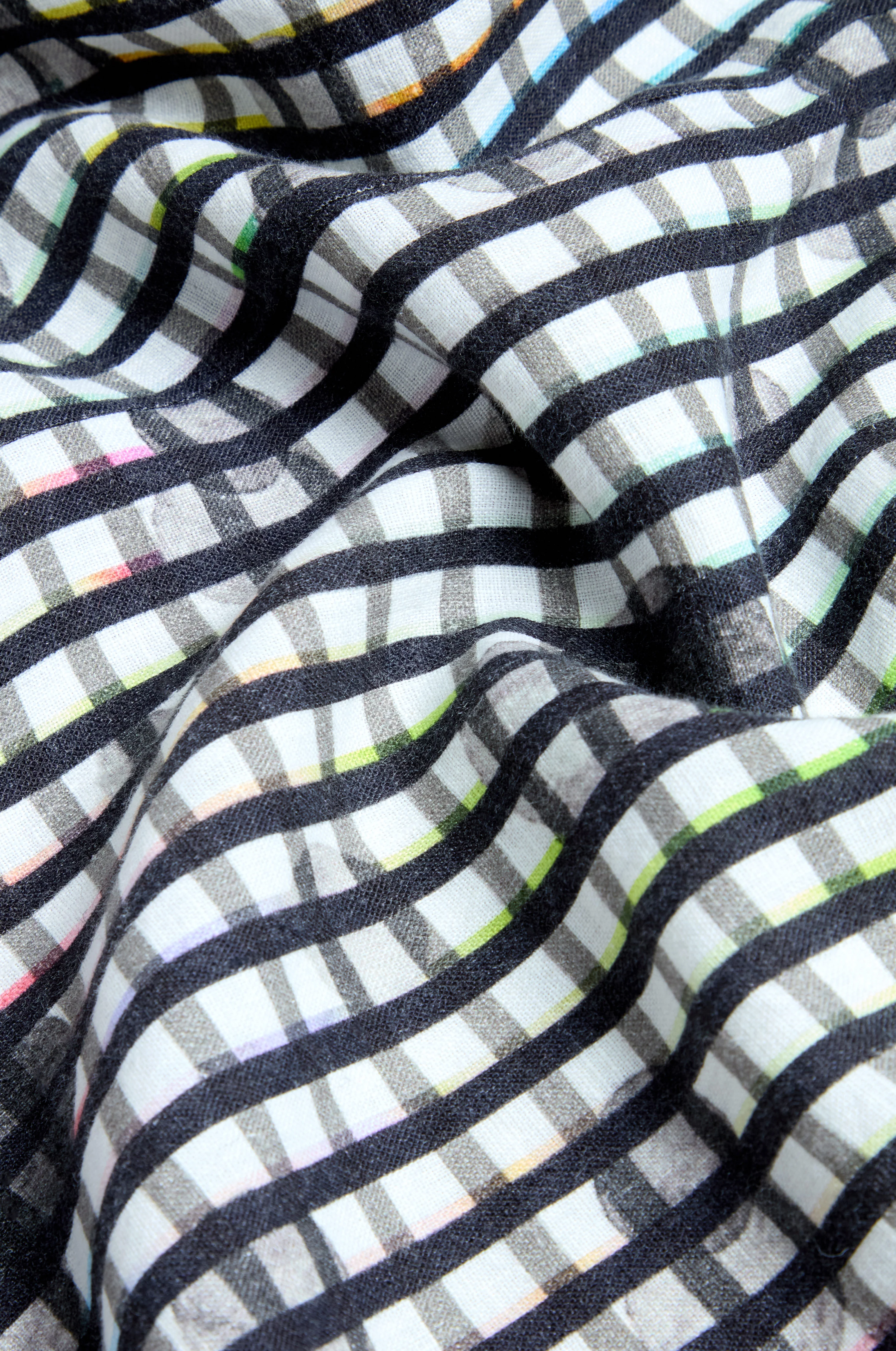 Check Dot Linen Shirt - Image 5