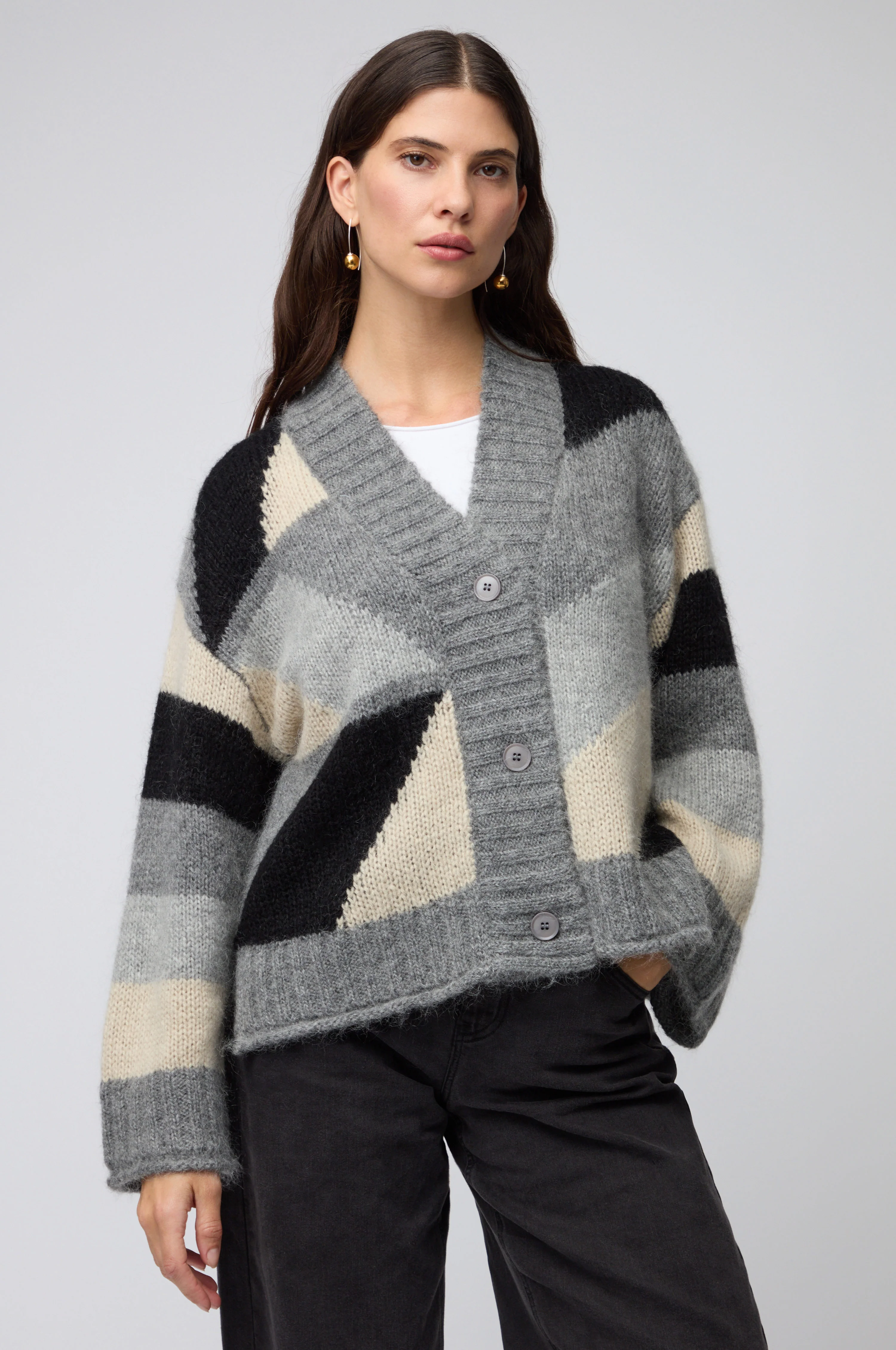 Colour Block Cardi - Image 4