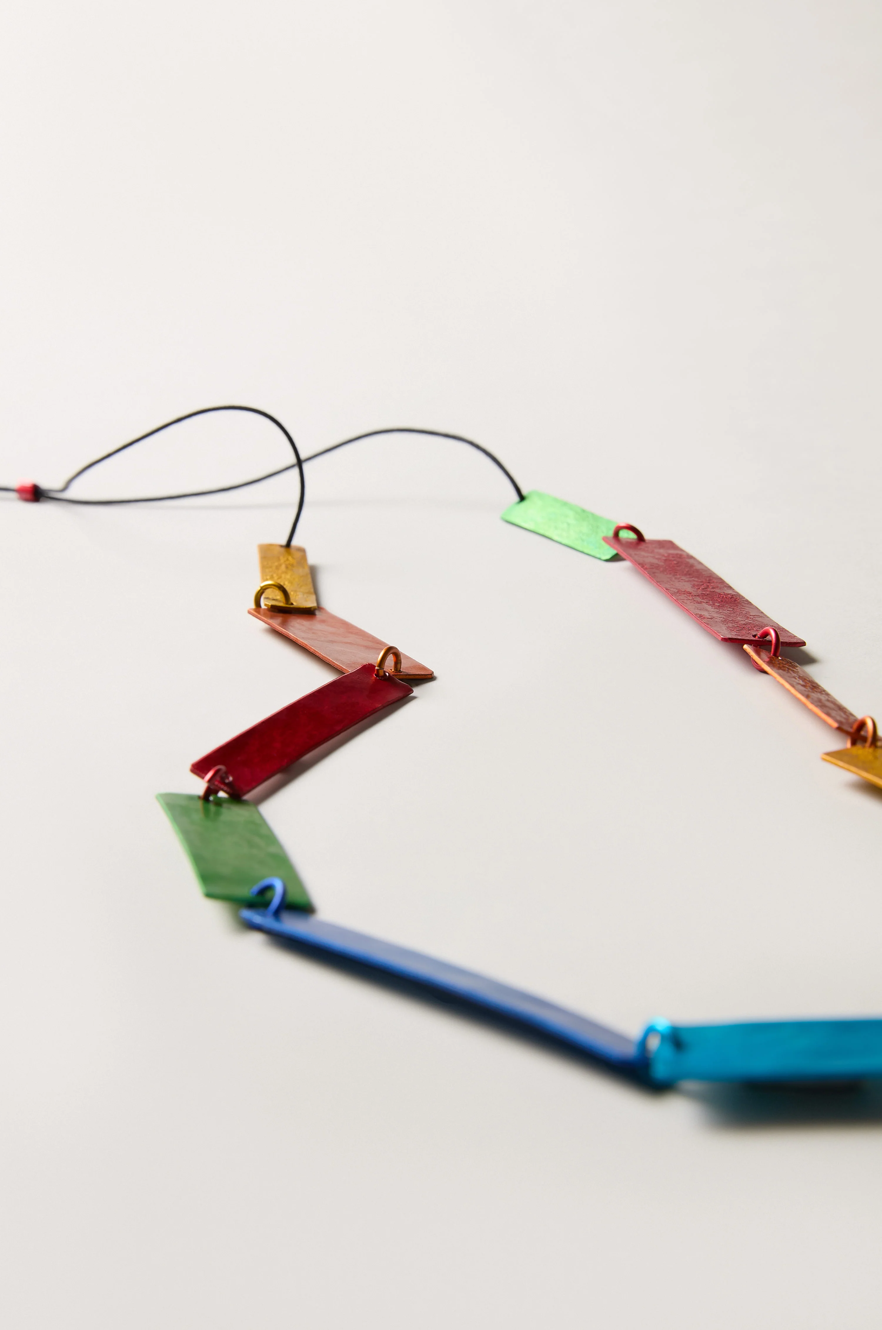 Colourful Rectangles Necklace - Image 4