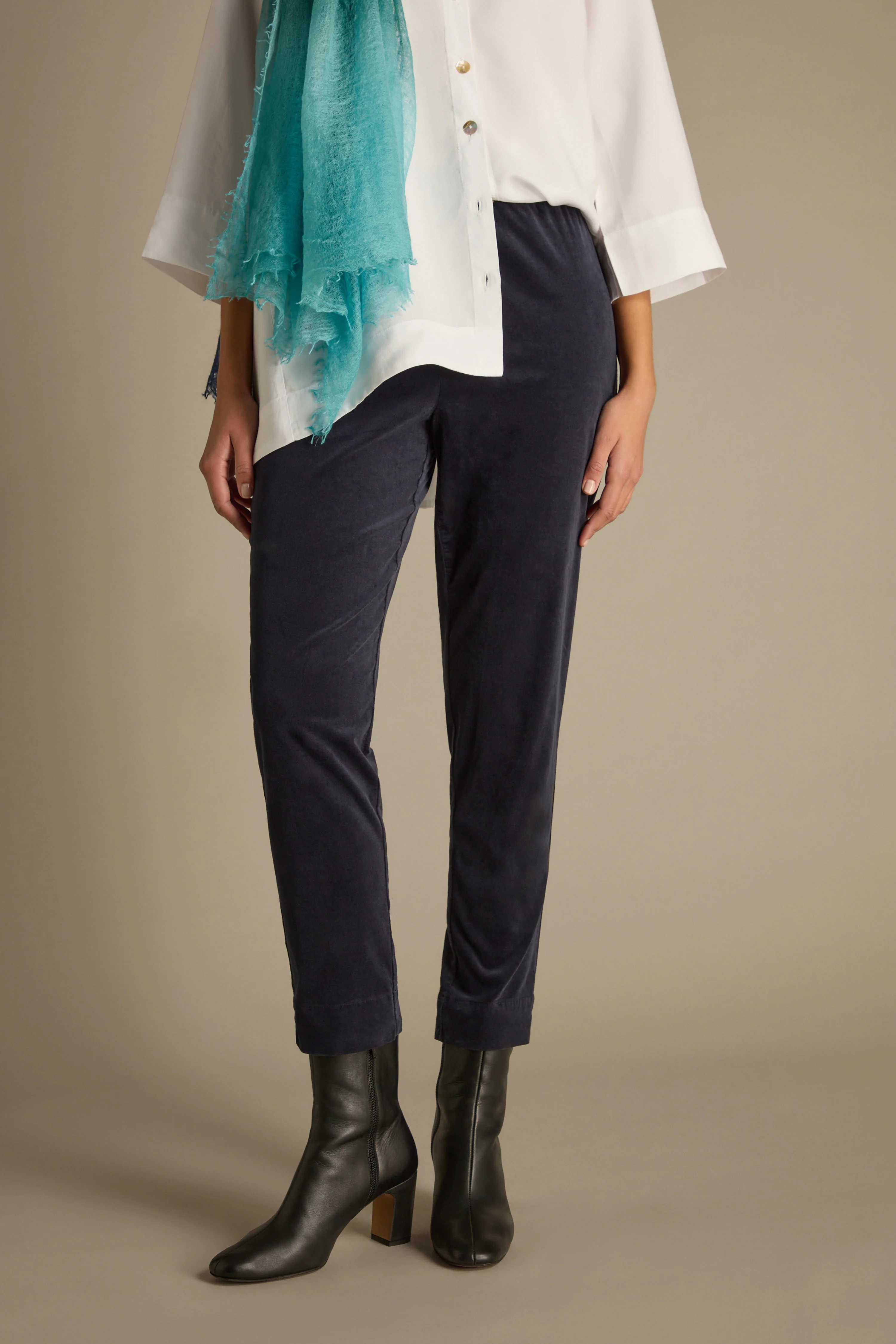 Cotton Moleskin Slim Trouser - Image 6