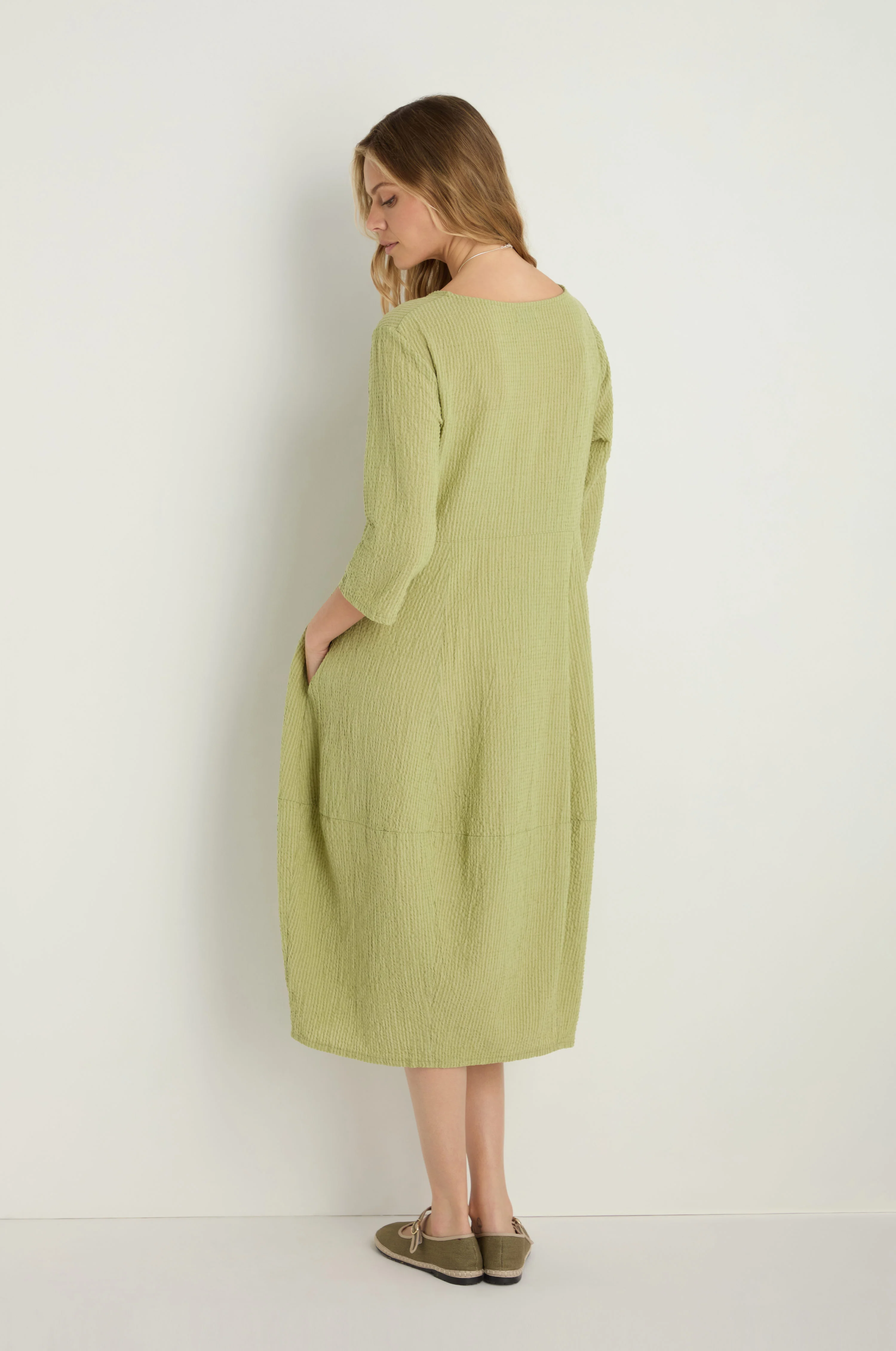 Crinkle Bubble Dress - Image 4