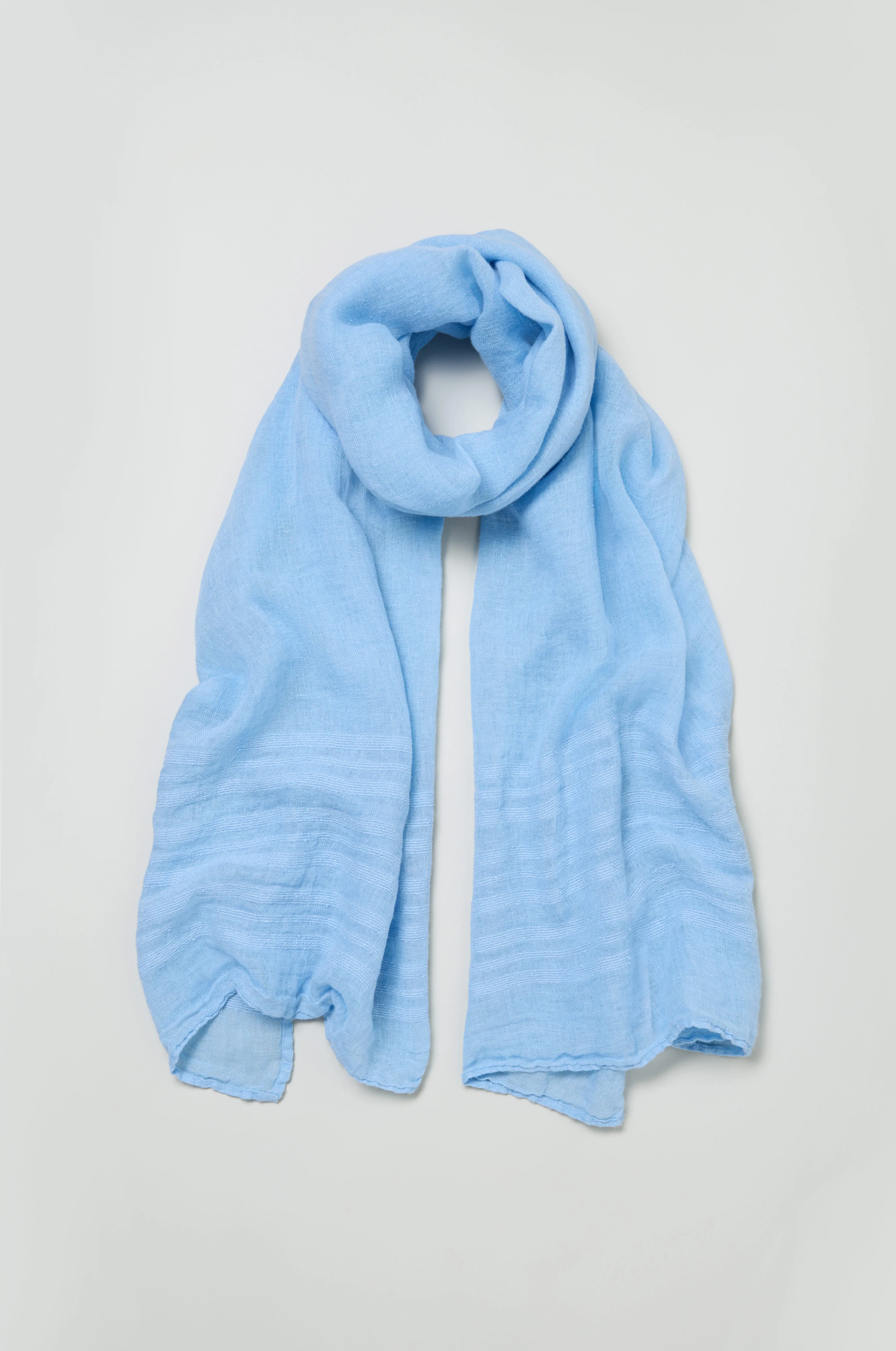 Crinkle Linen Scarf - Image 7