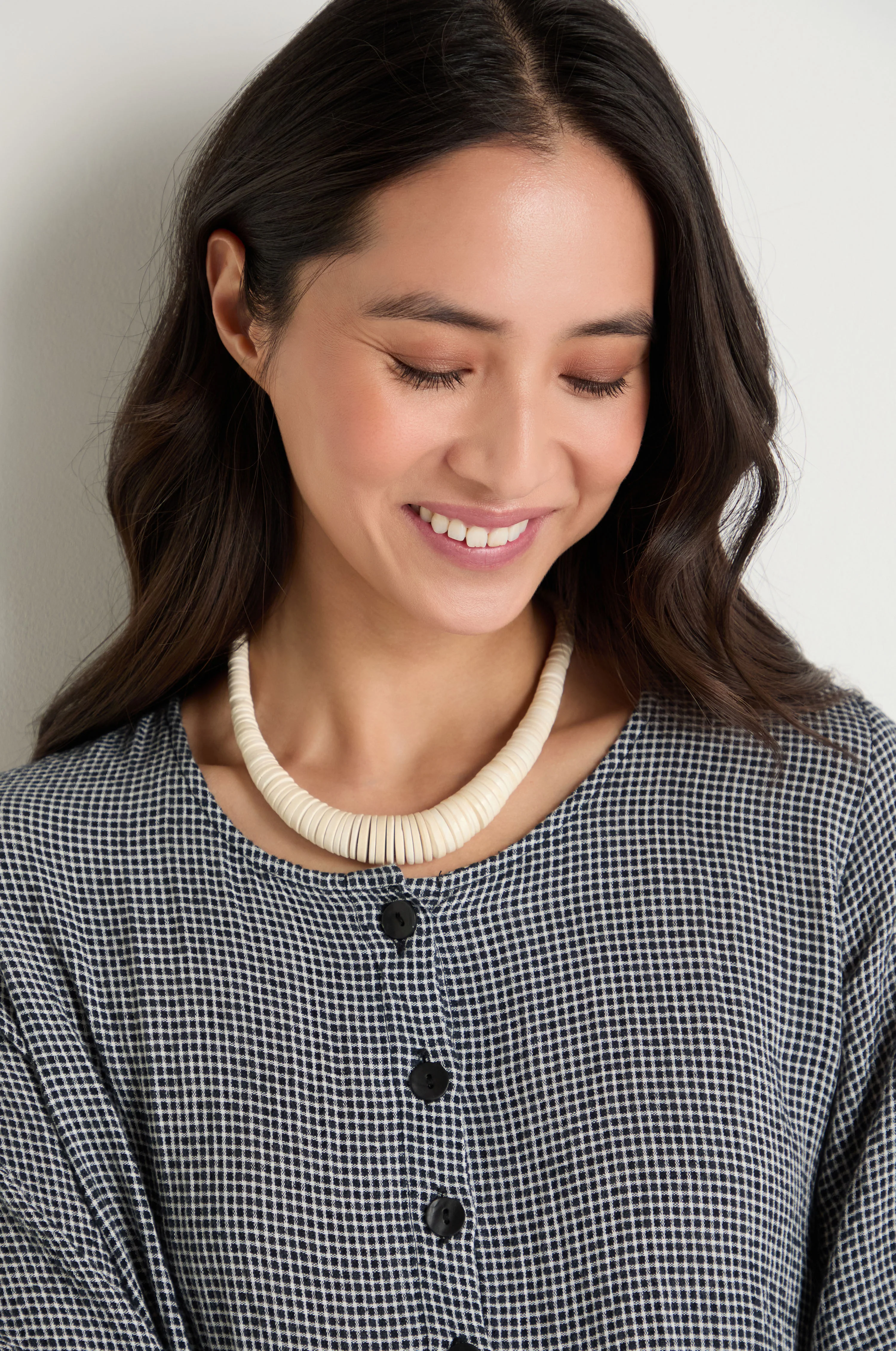 Graduated Coco Disc Necklace - Image 2