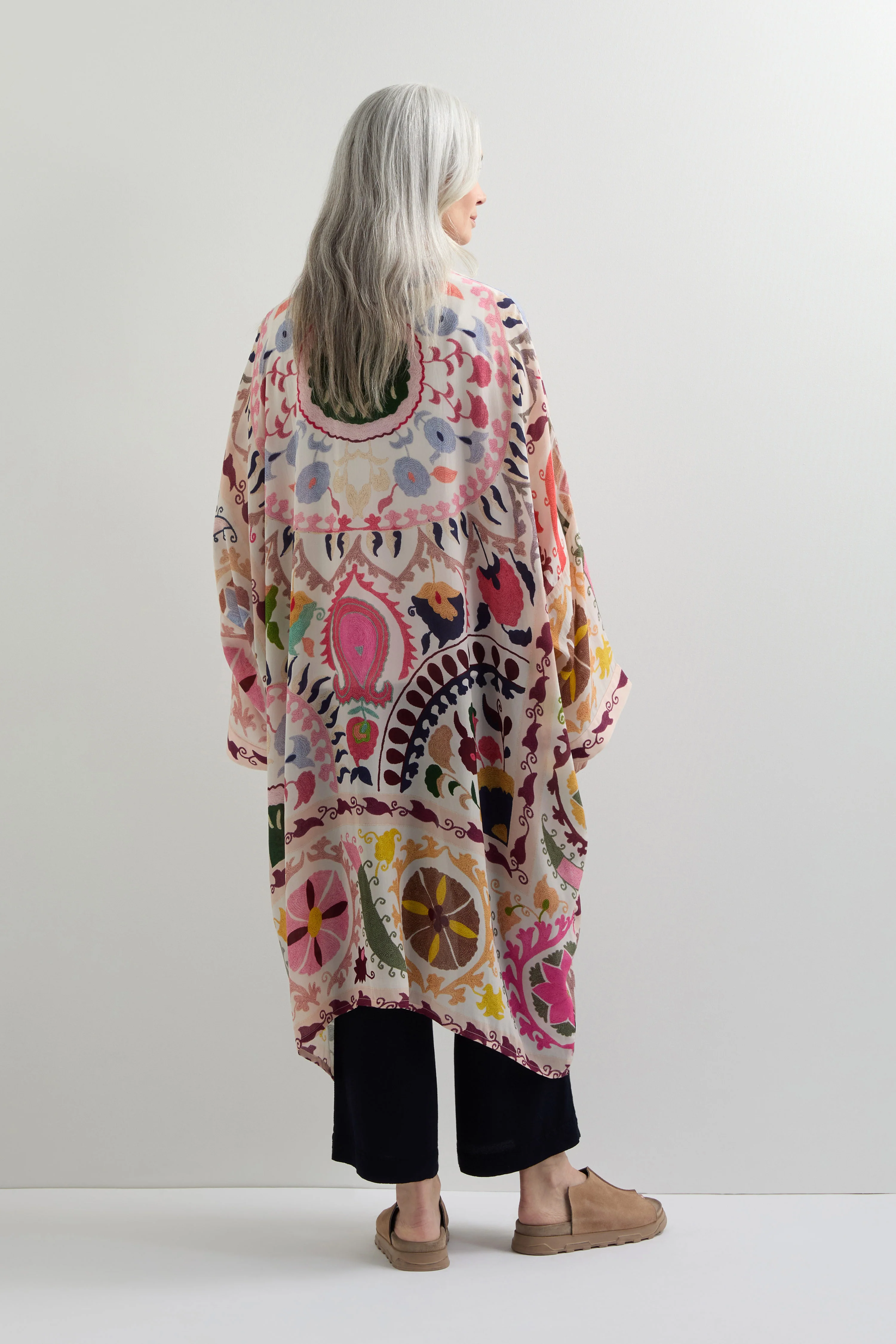 Grande Suzani Print  Kimono - Image 6