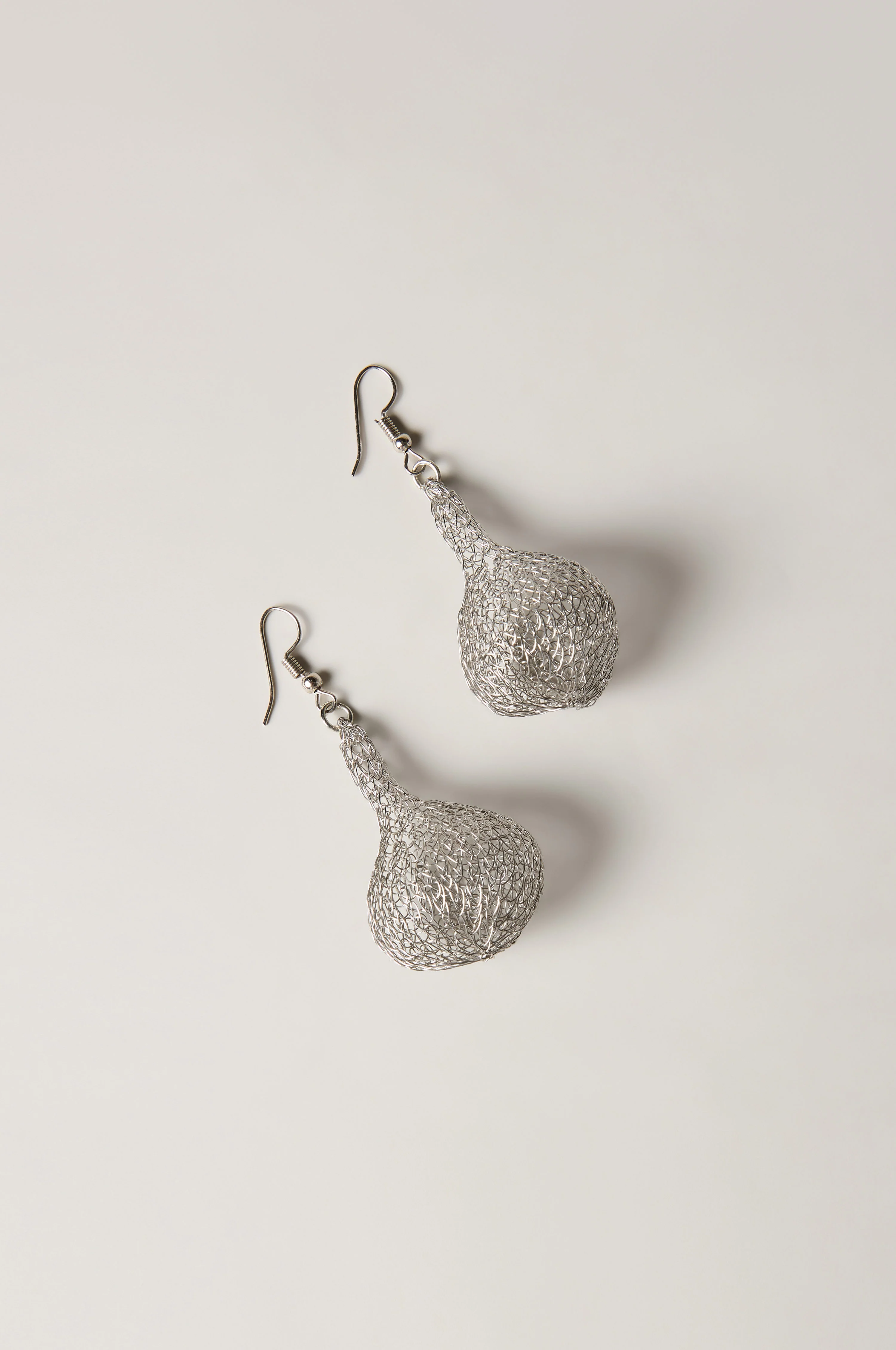 Hand Crocheted Teardrop Earrings - Image 8