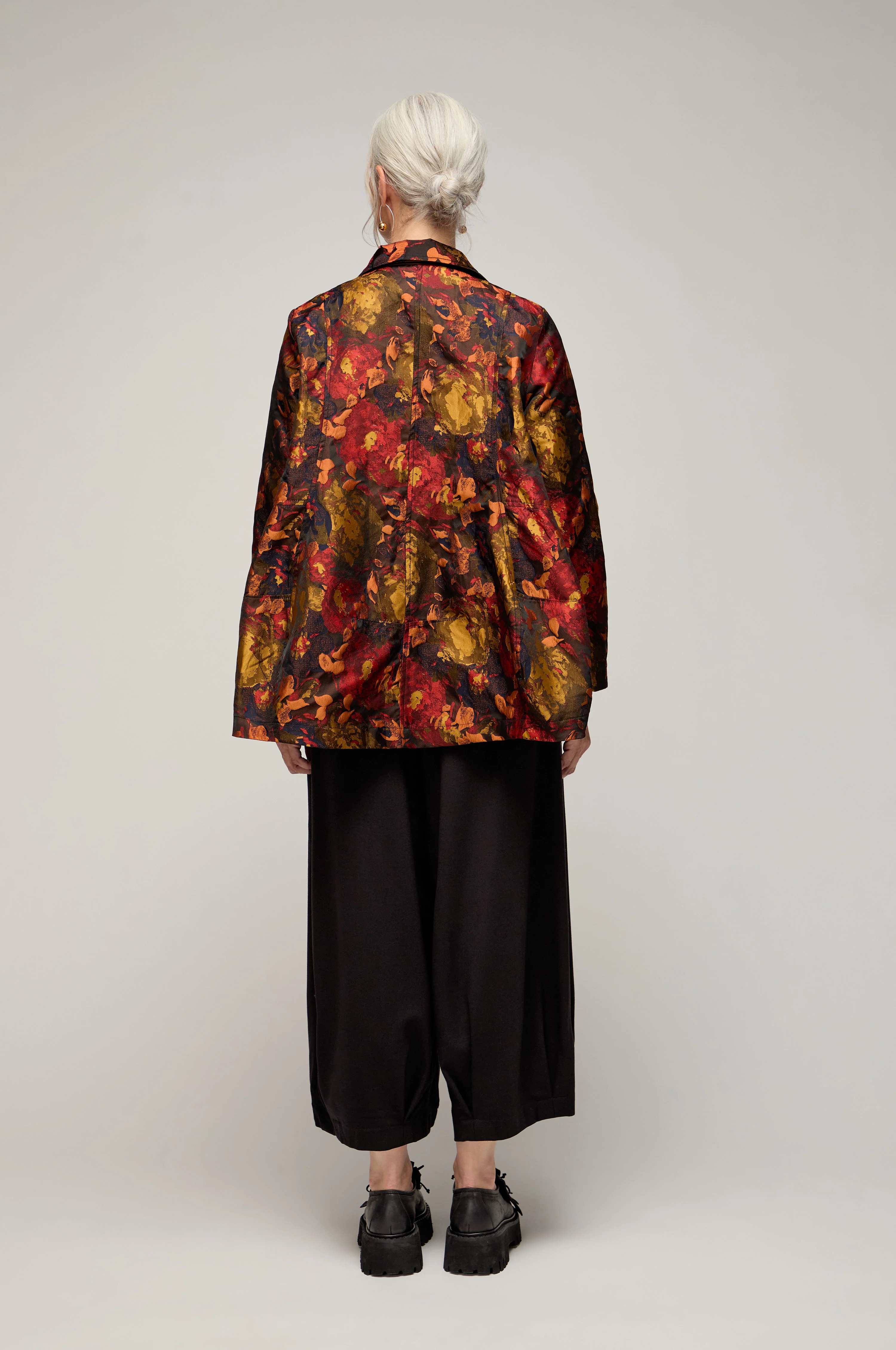 Jacquard Floral Jacket - Image 4