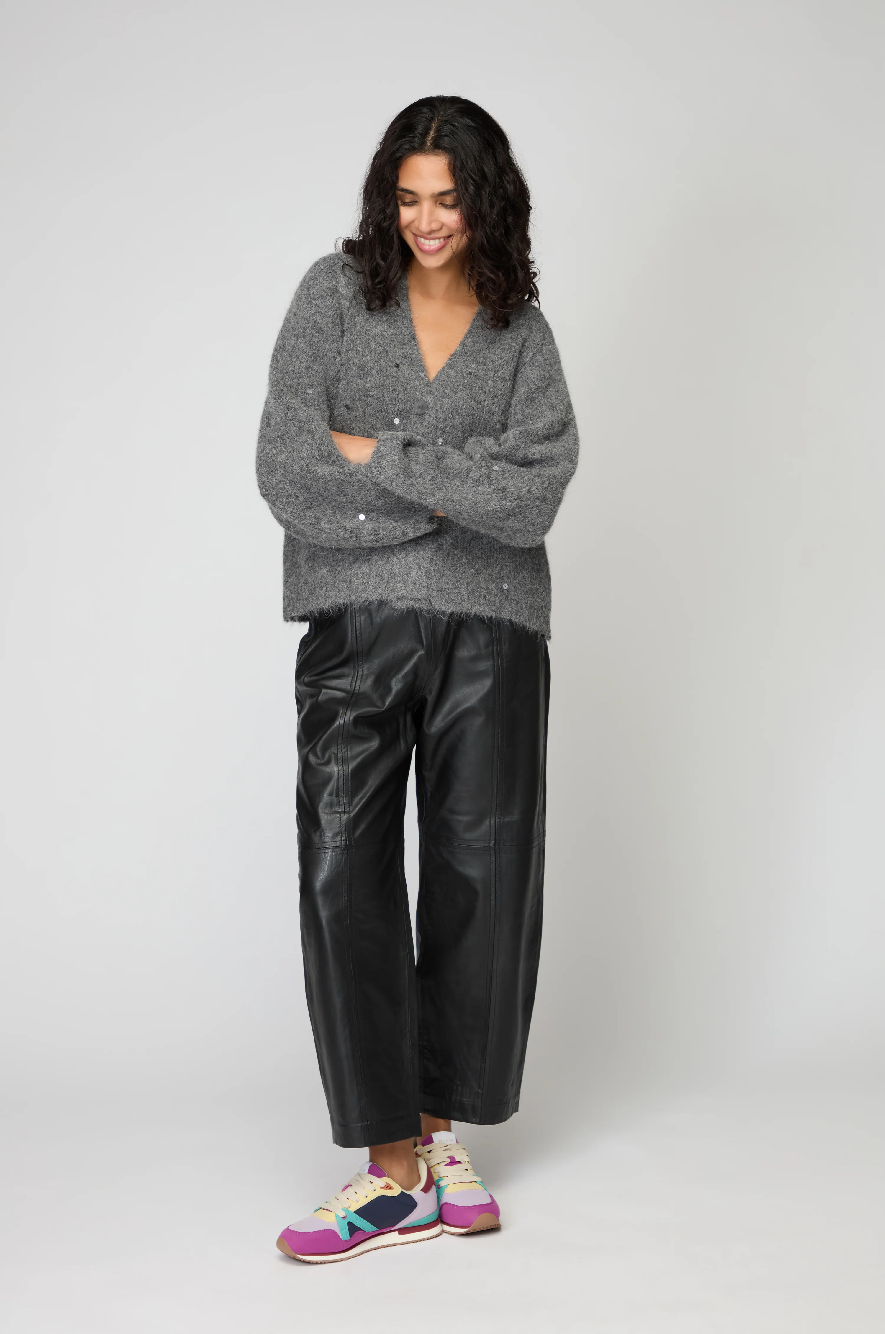 Leather Bubble Trousers - Image 3