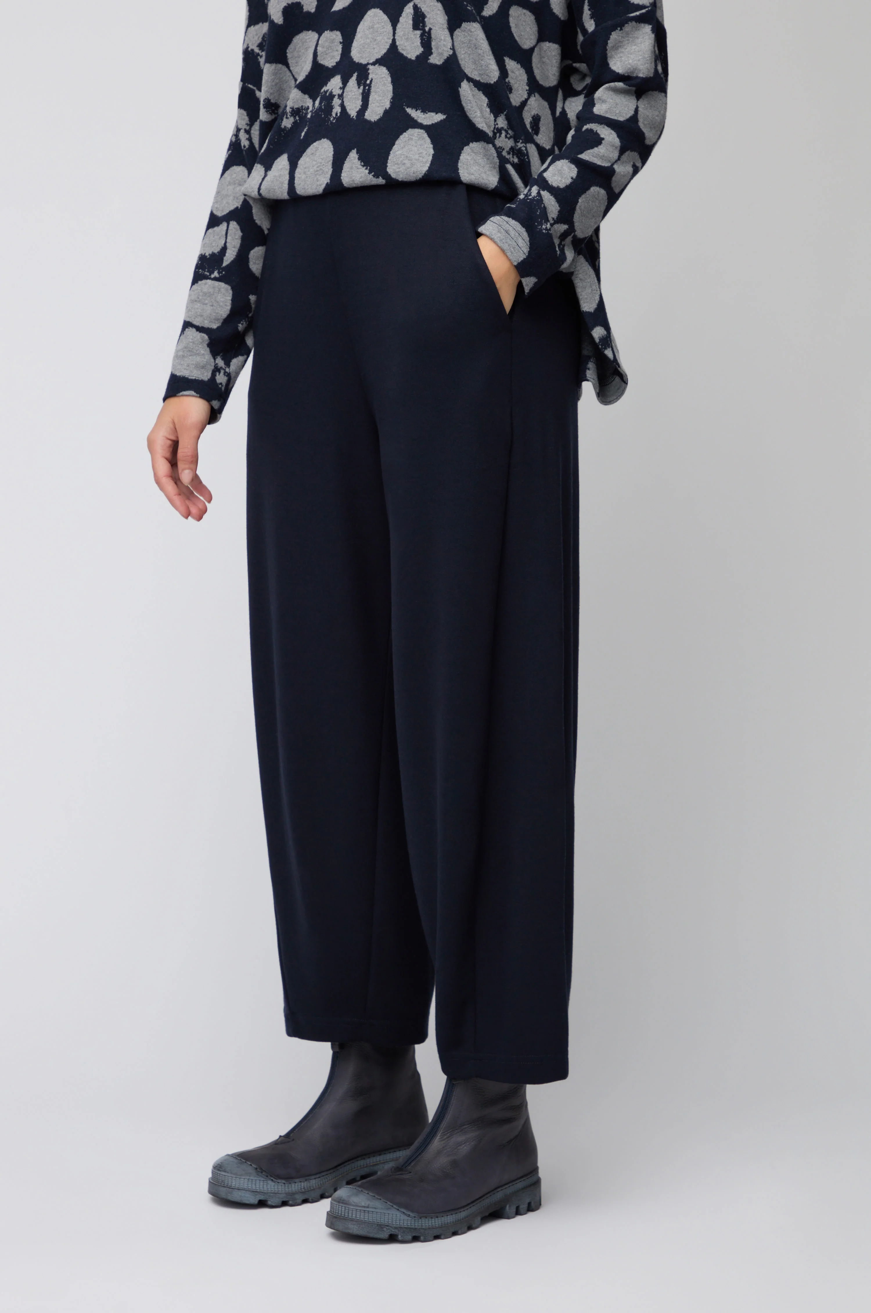 Luxe Viscose Jersey Bubble Trousers - Image 6