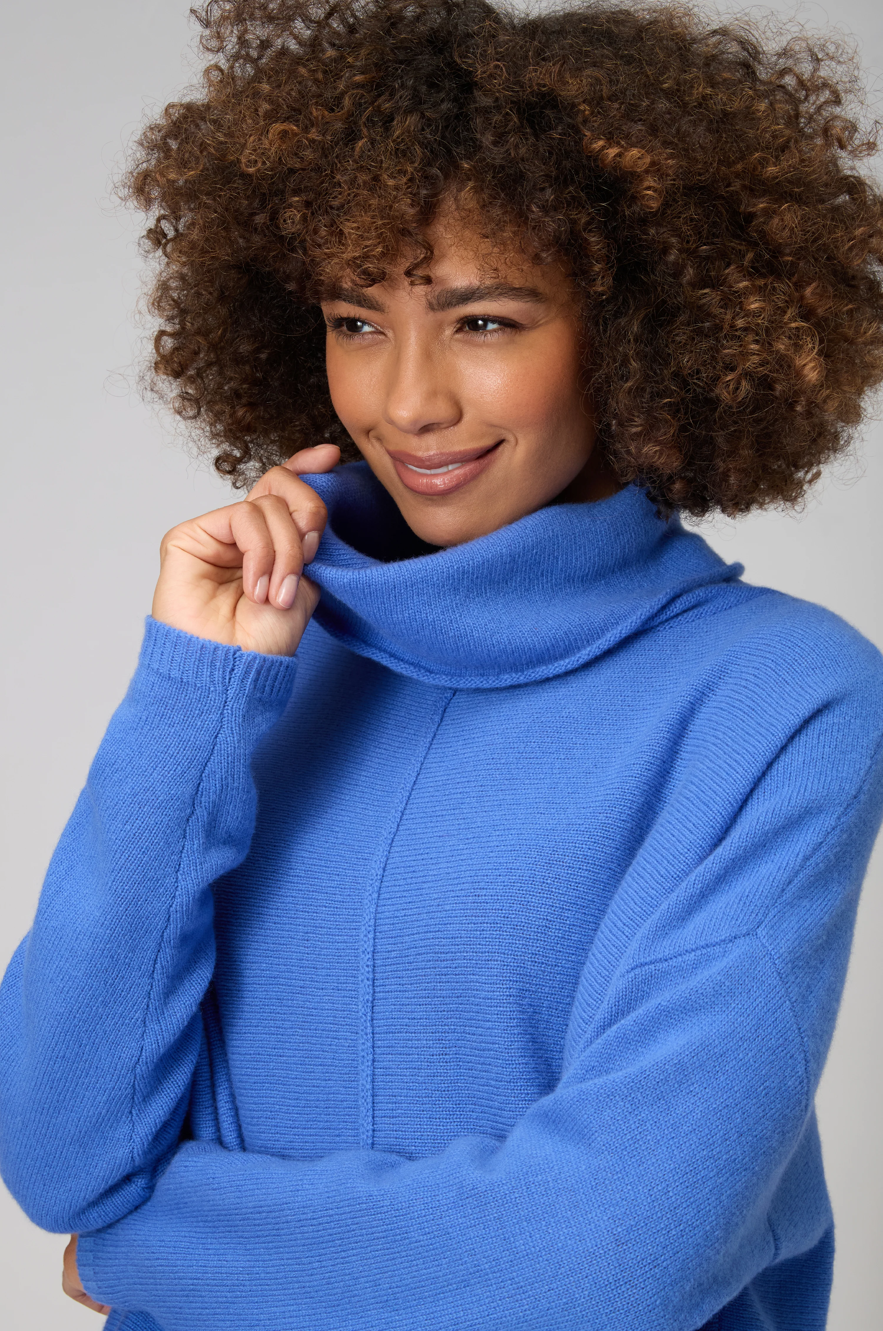 Merino Cowl Neck Jumper - Image 8