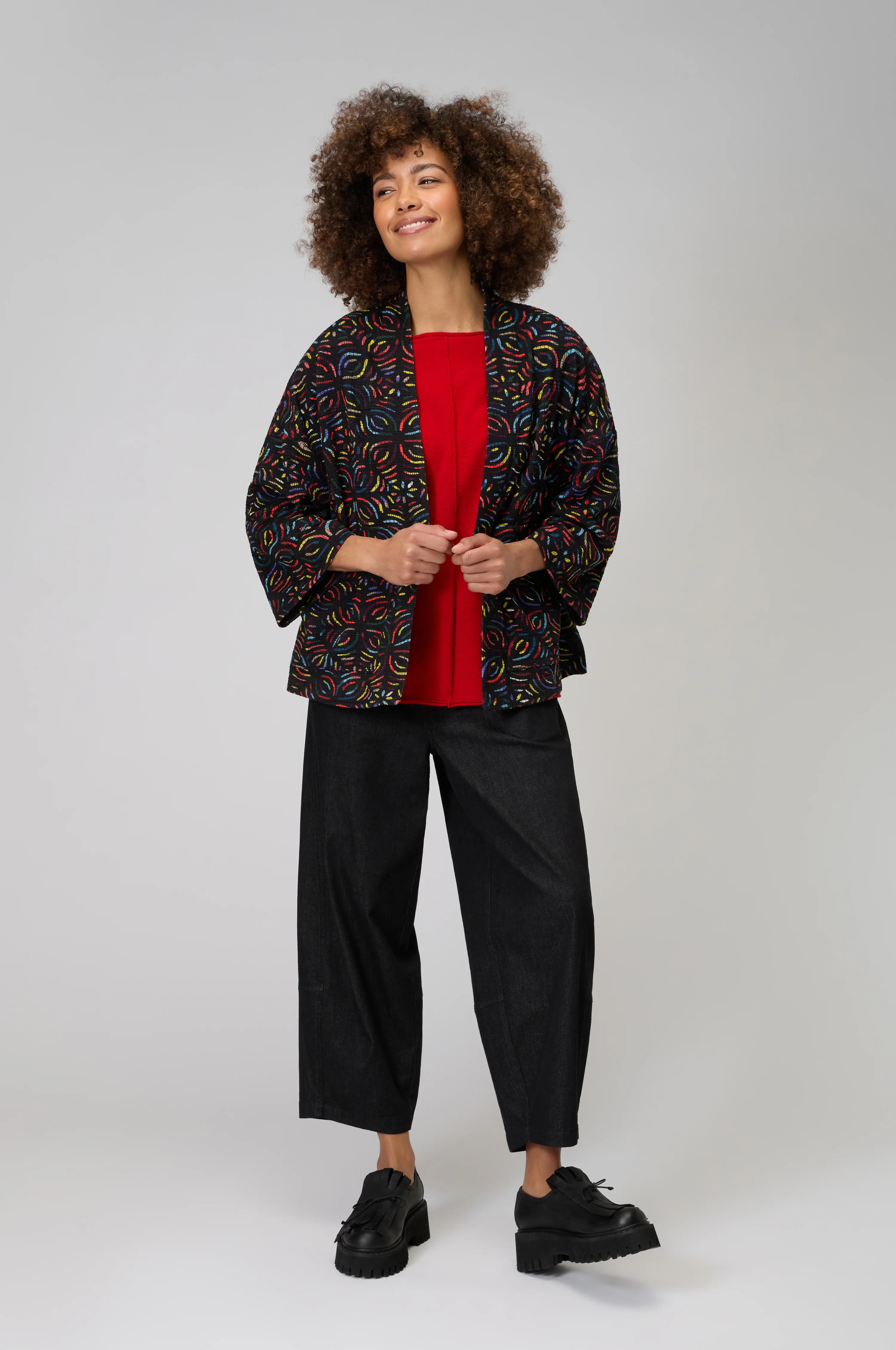 Mosaic Jacquard Jersey Jacket - Image 5