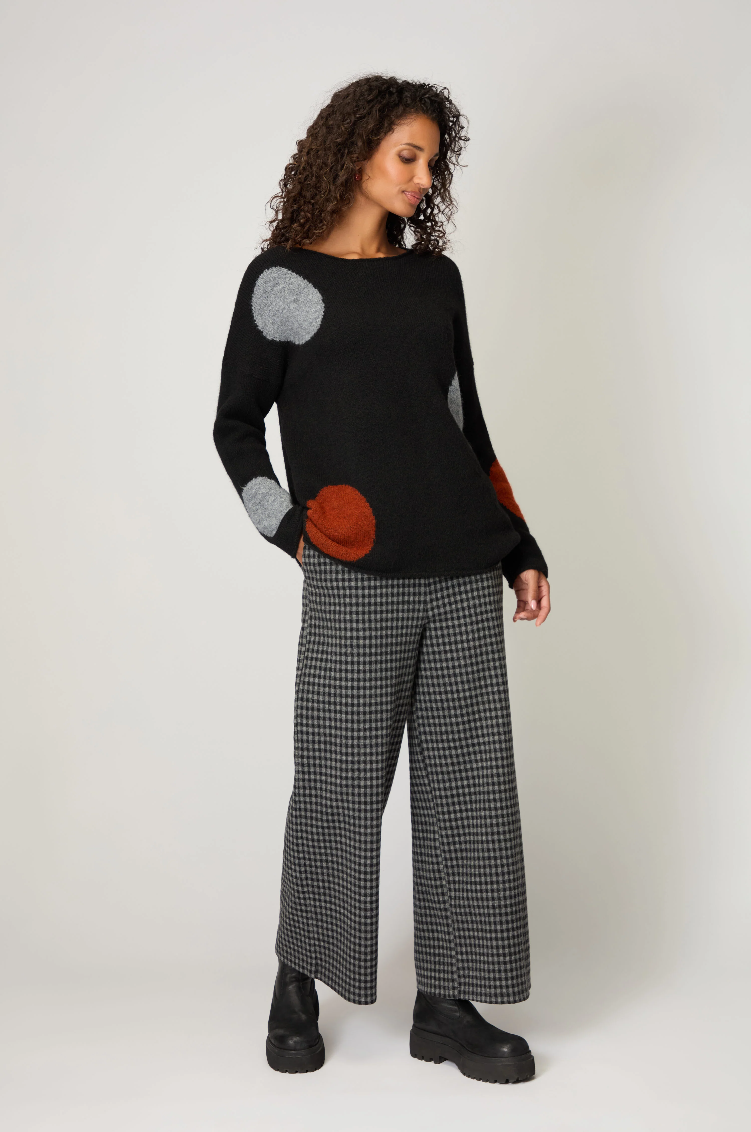 Multi Spot Knit Top - Image 4