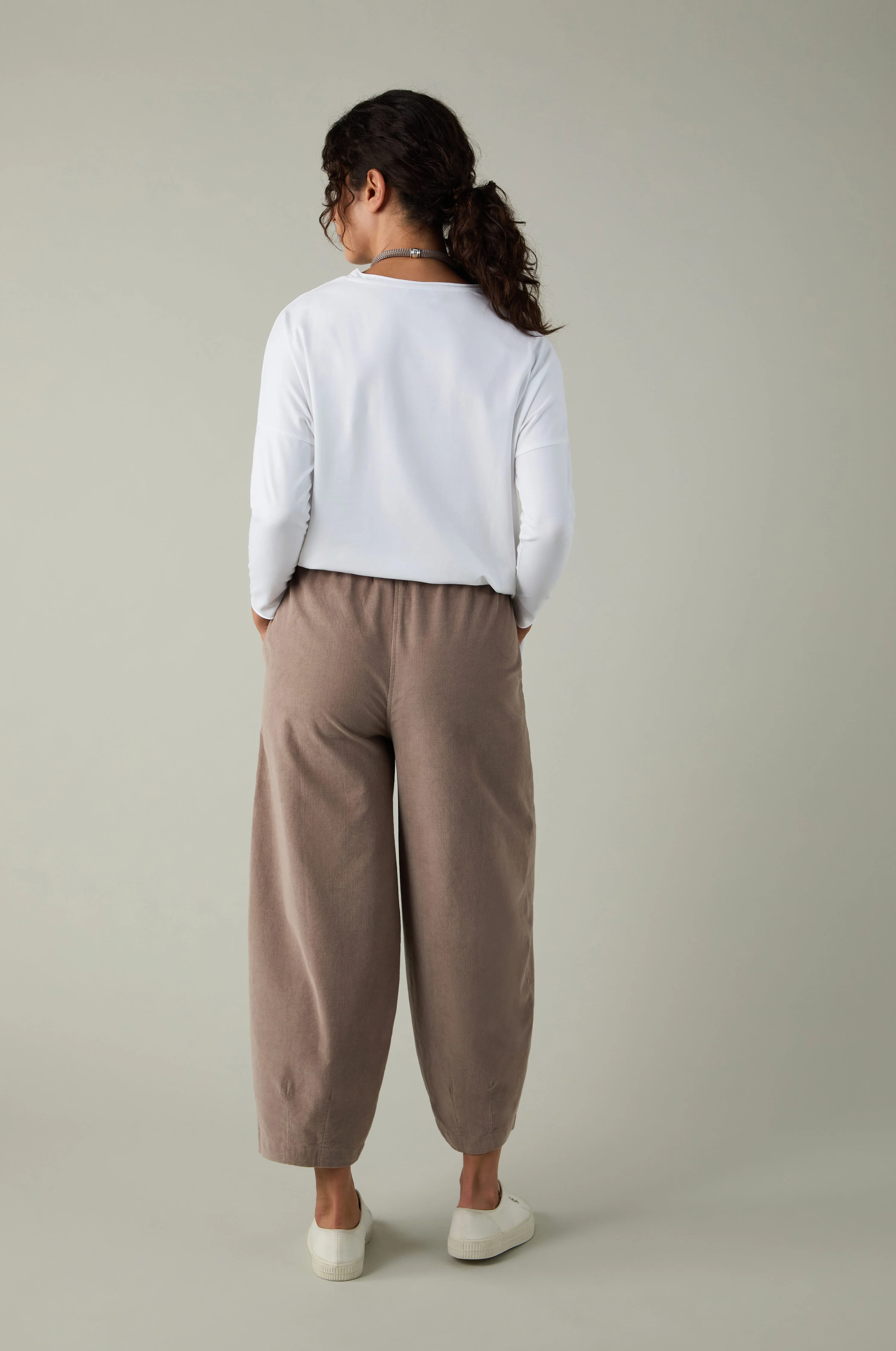 Pinwale Cord Mushroom Bubble Trousers - Image 4