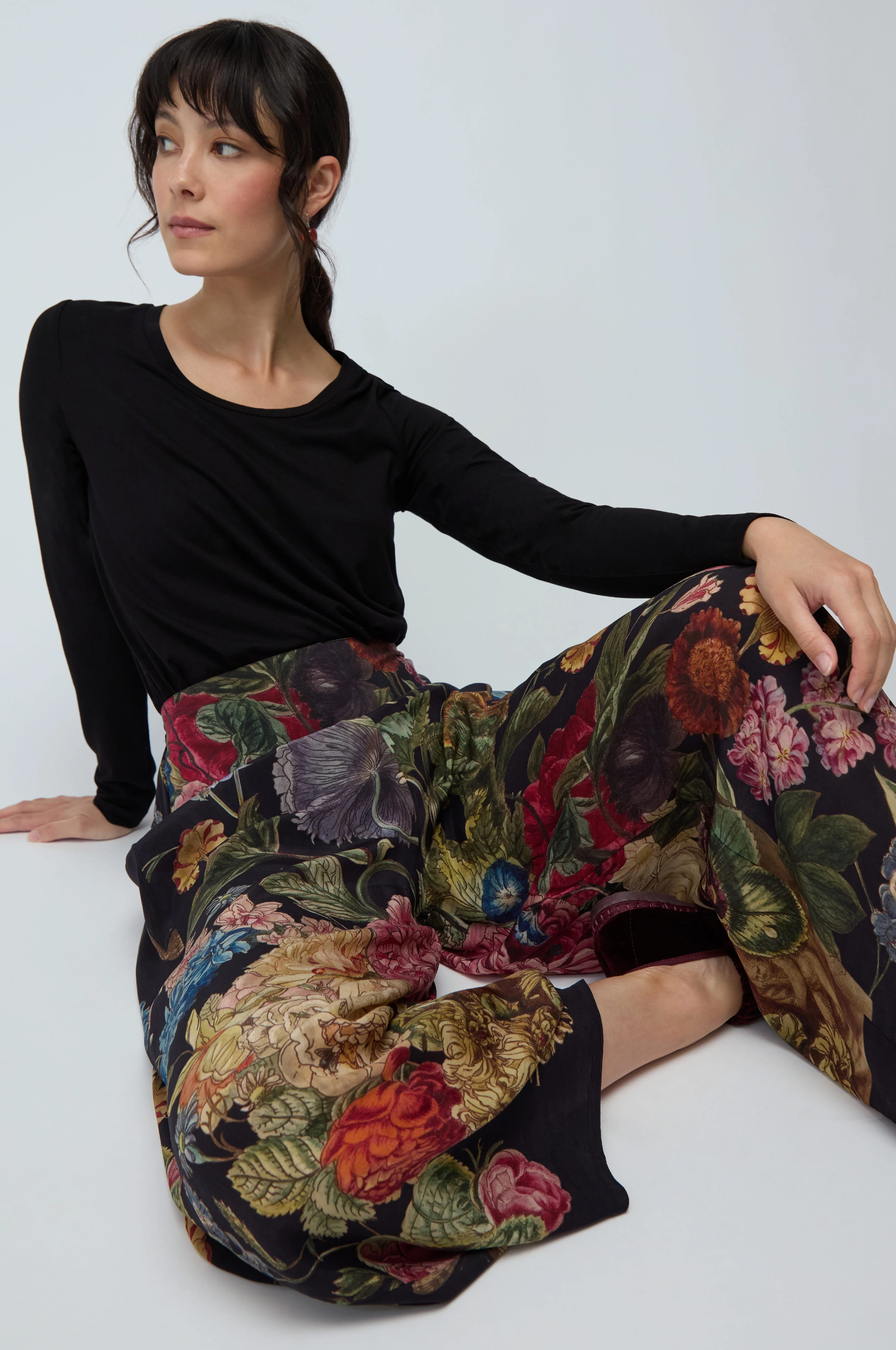 Primula Crepe Palazzo Trousers - Image 2