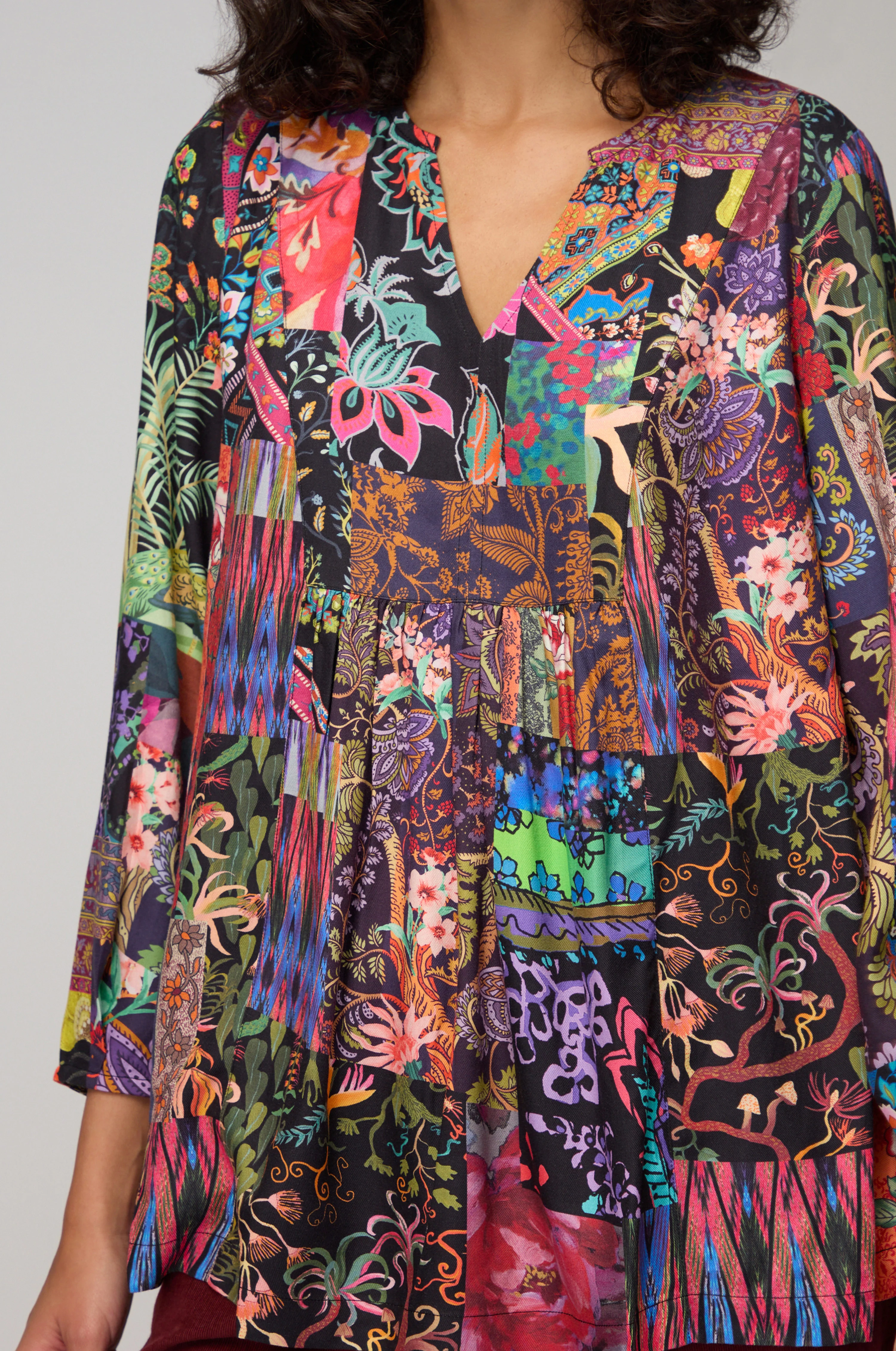 Sahara Winter Patchwork Tunic - Image 5