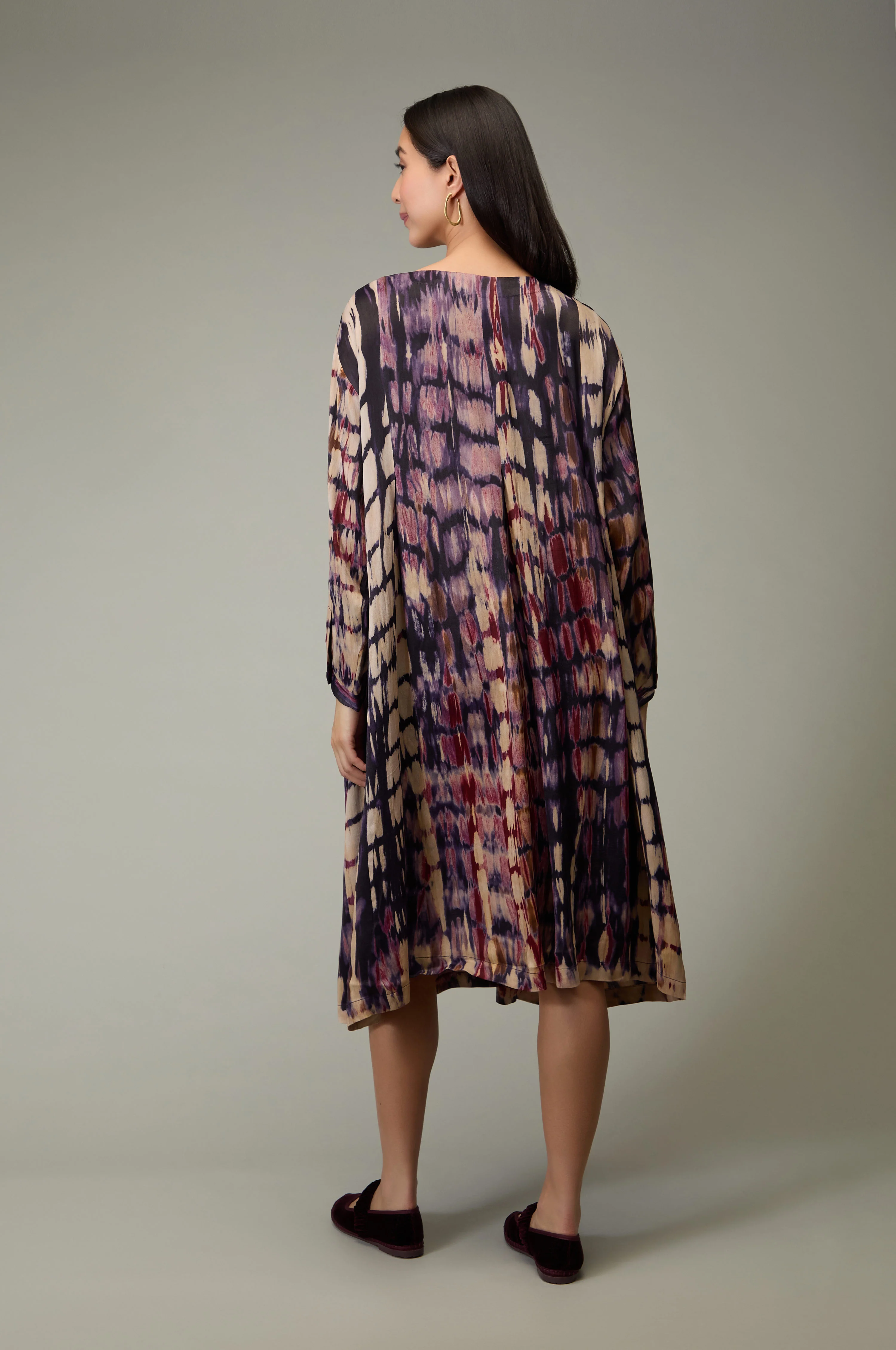 Shibori Pleat Dress - Image 5