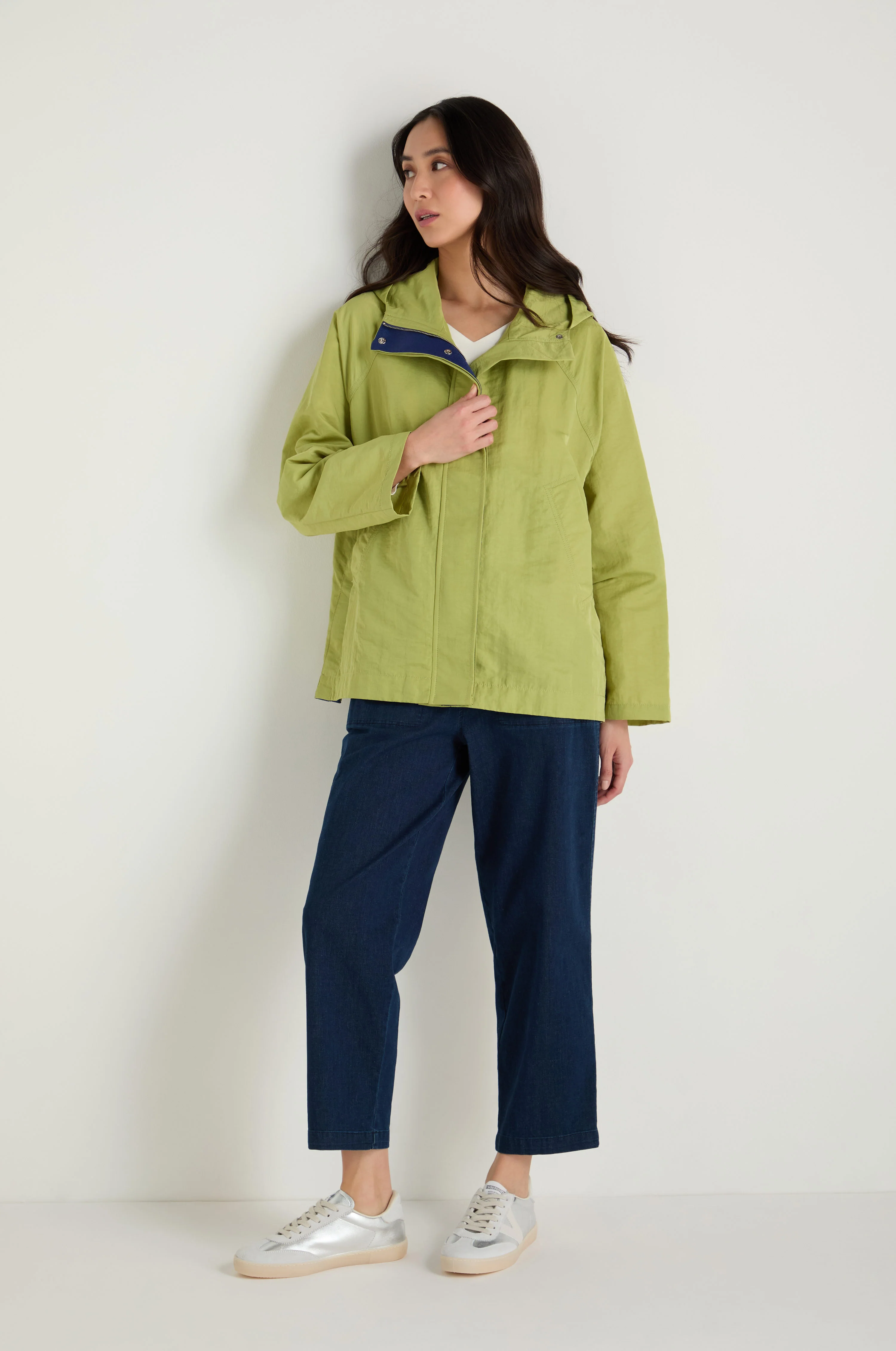 Showerproof Boxy Rain Jacket - Image 2