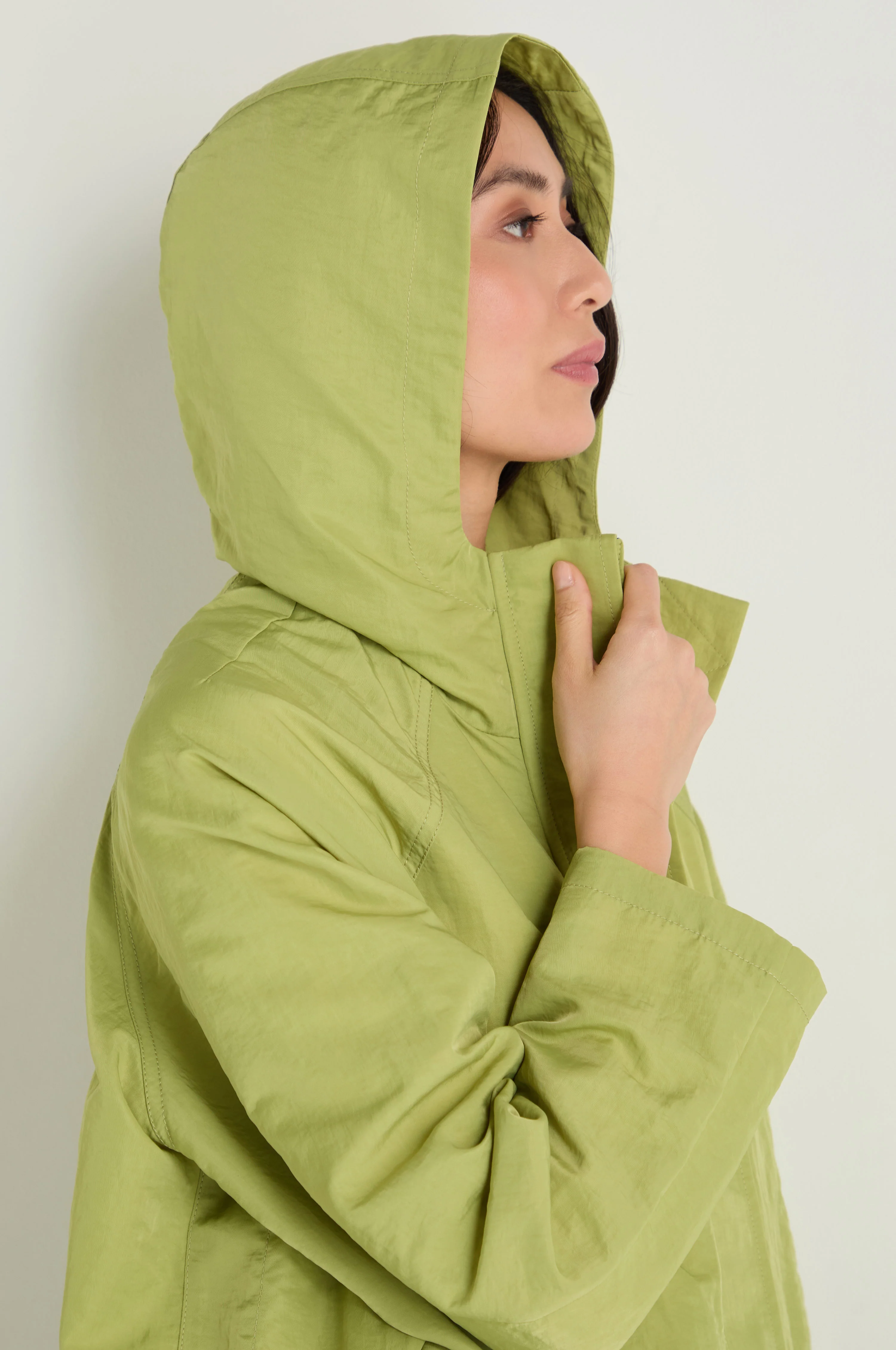 Showerproof Boxy Rain Jacket - Image 3