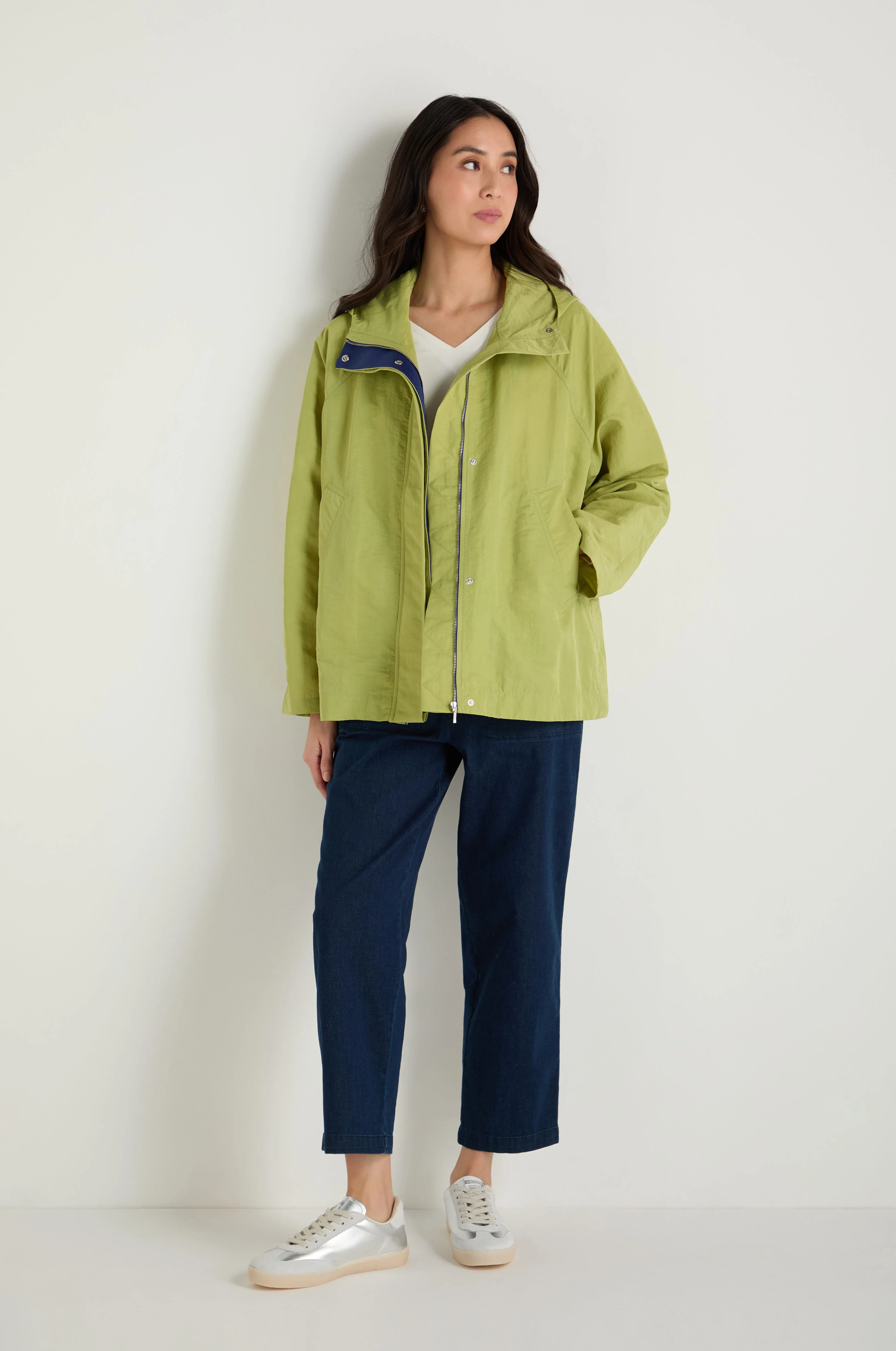 Showerproof Boxy Rain Jacket - Image 4