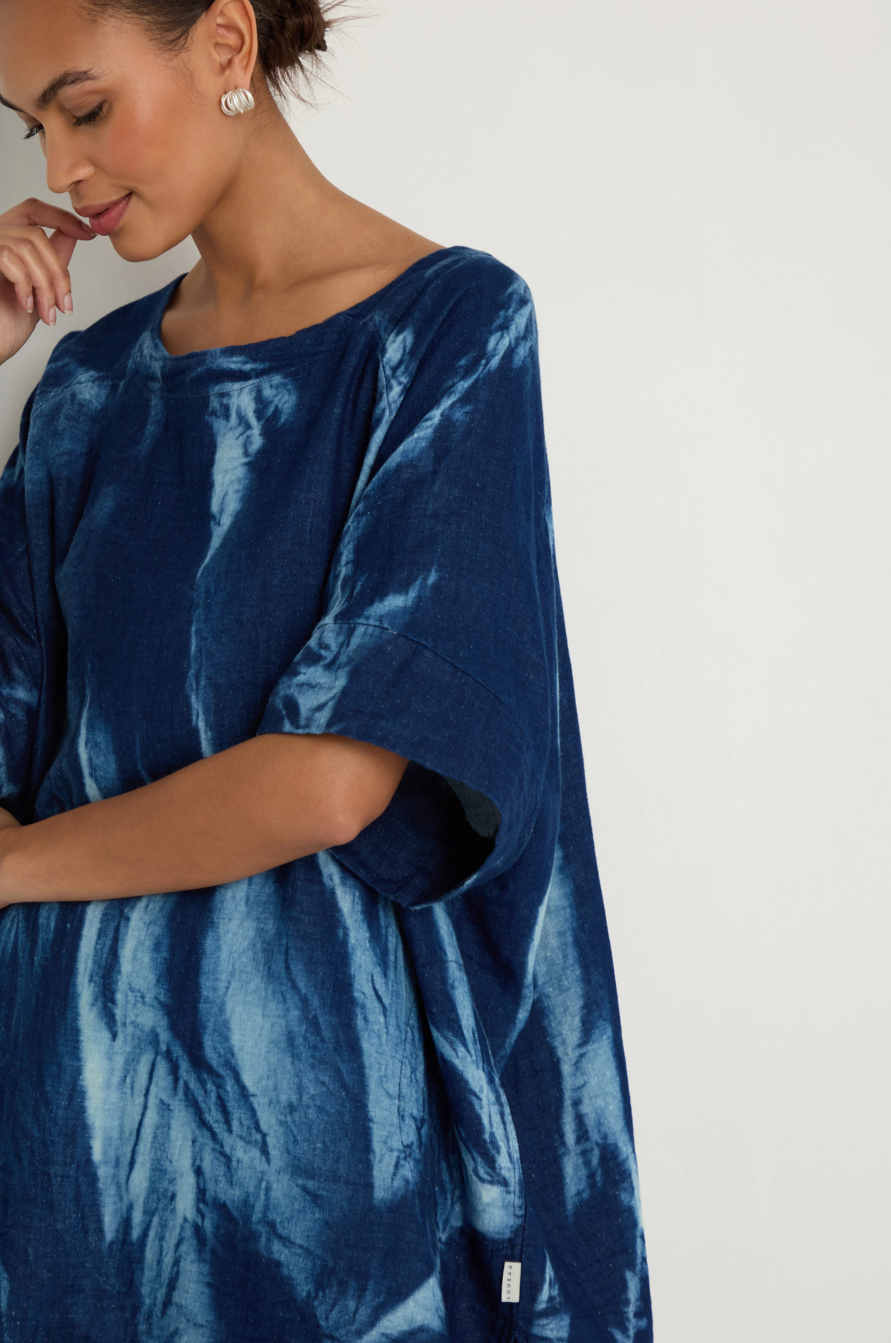 Soft Denim Button-Back Tunic - Image 5