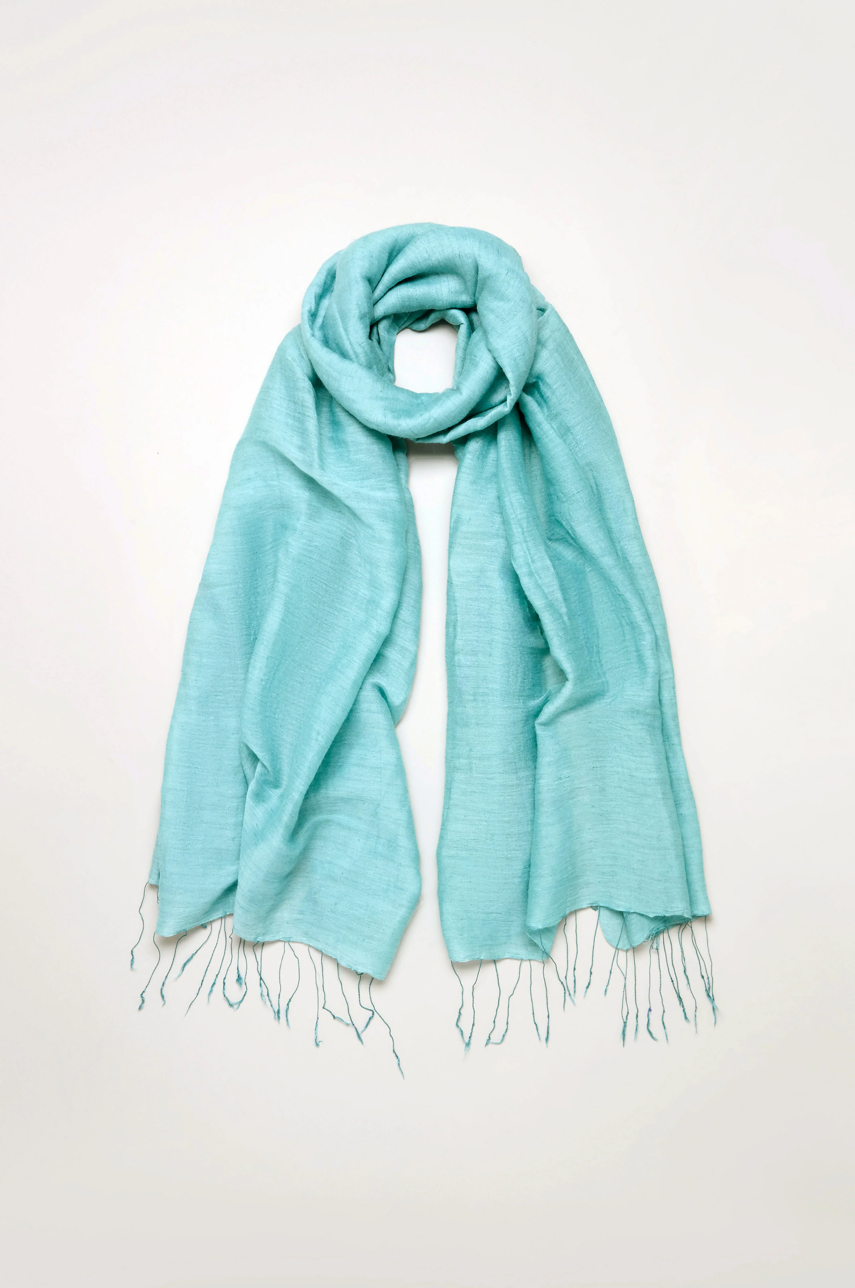 Soft Linen Fringe Scarf - Image 5