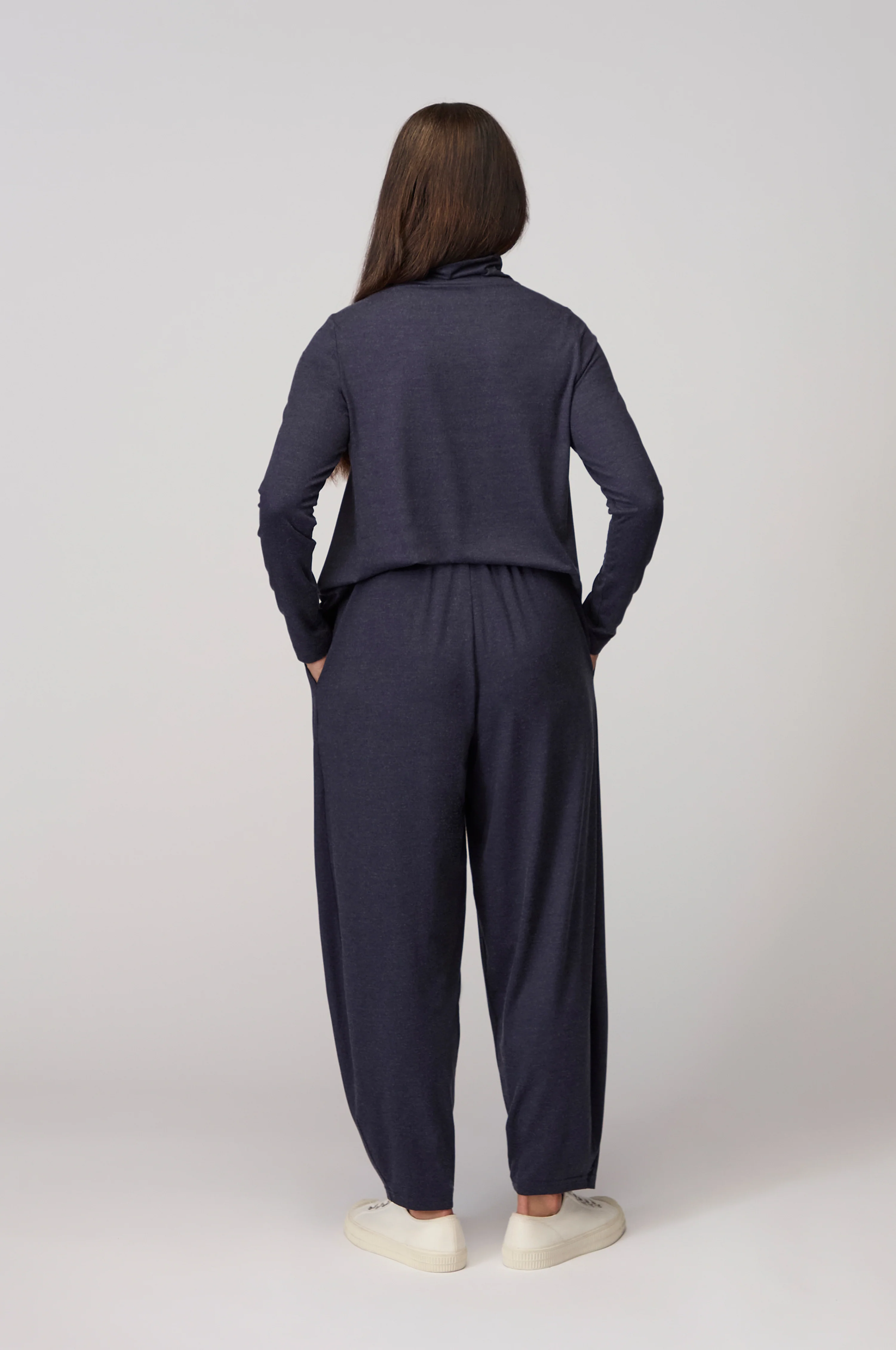 Soft Viscose Jersey Bubble Trousers - Image 4