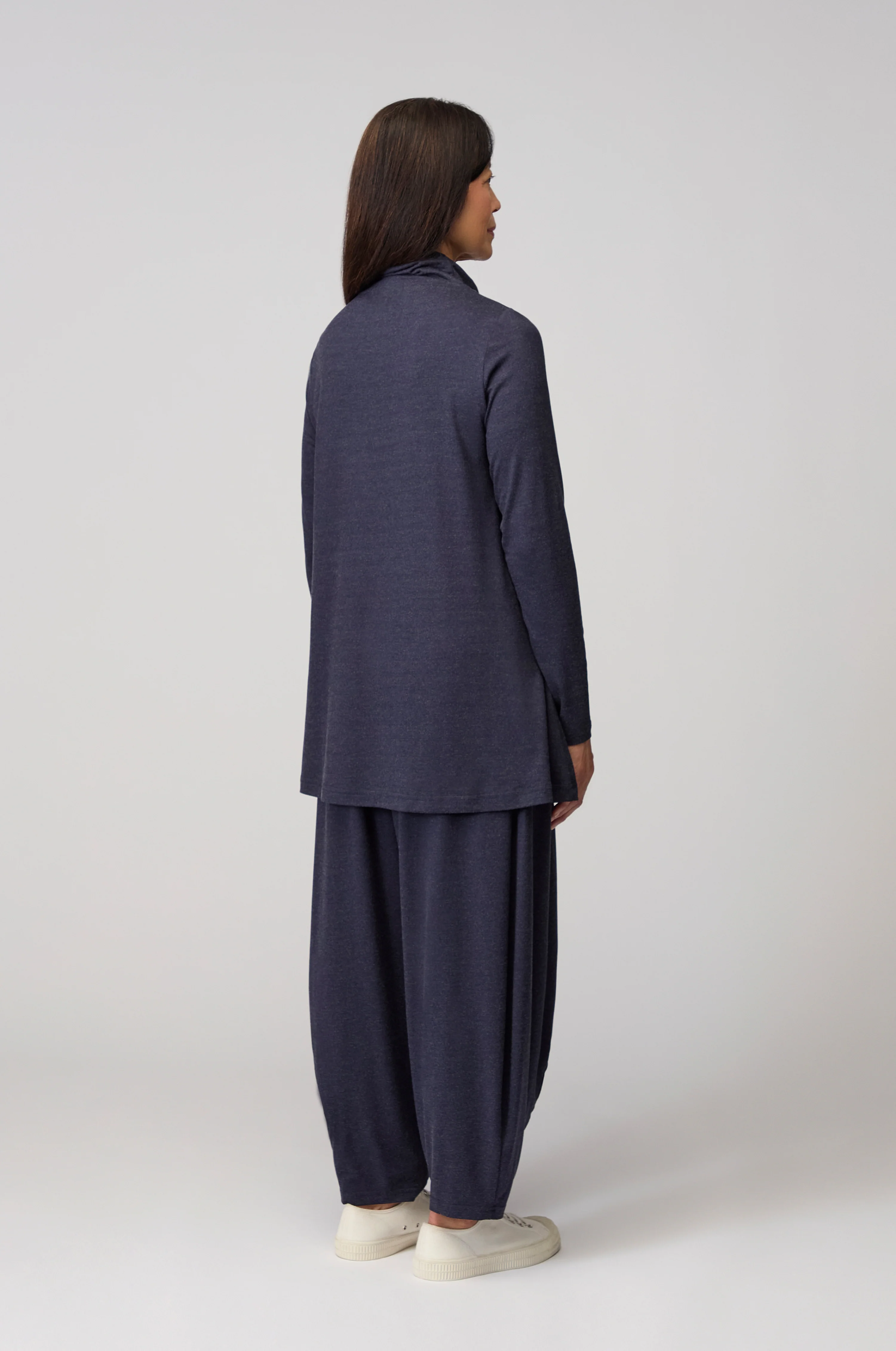 Soft Viscose Jersey Roll Neck Top - Image 7
