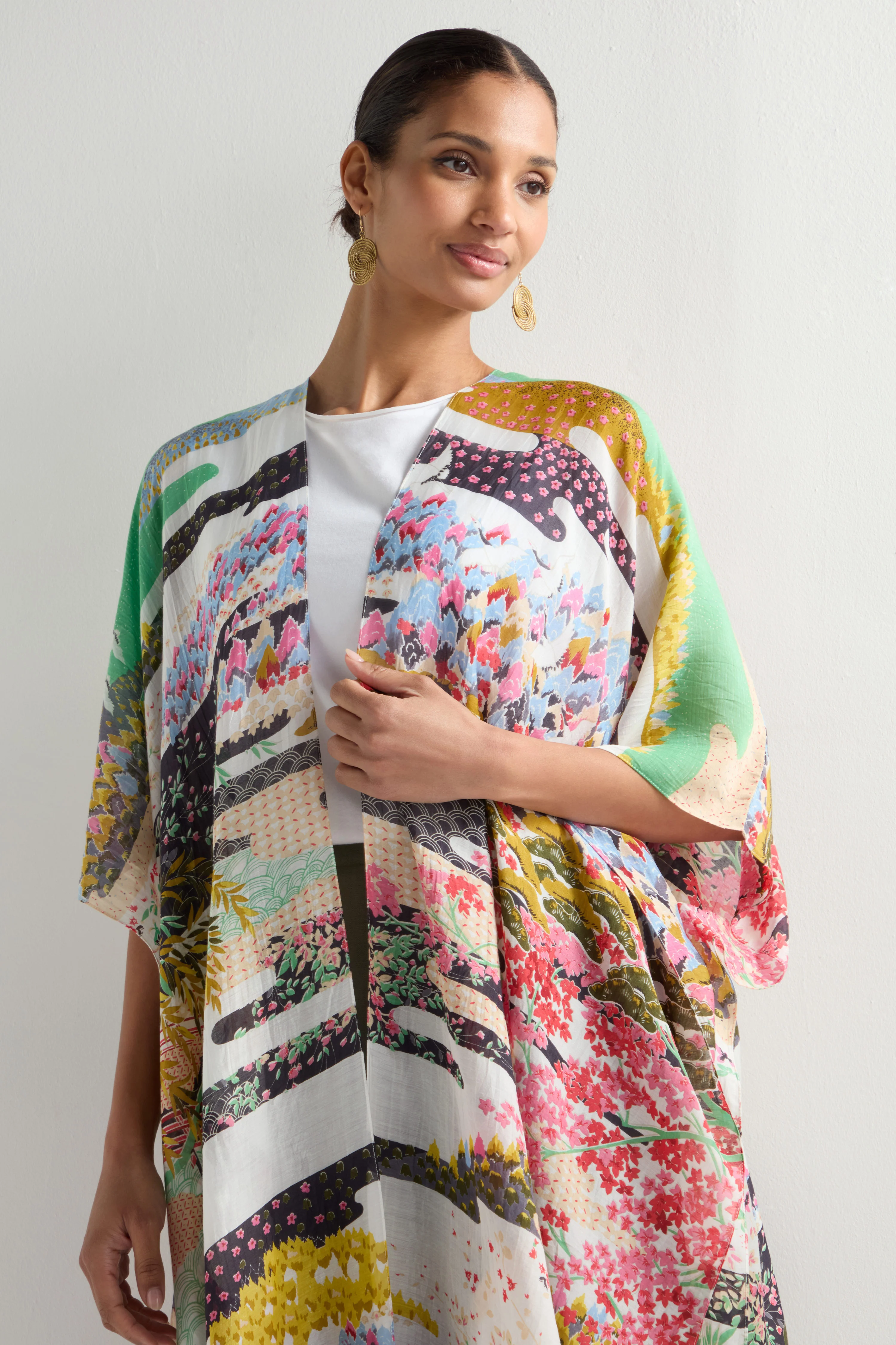 Spring Print Throwover - Image 6