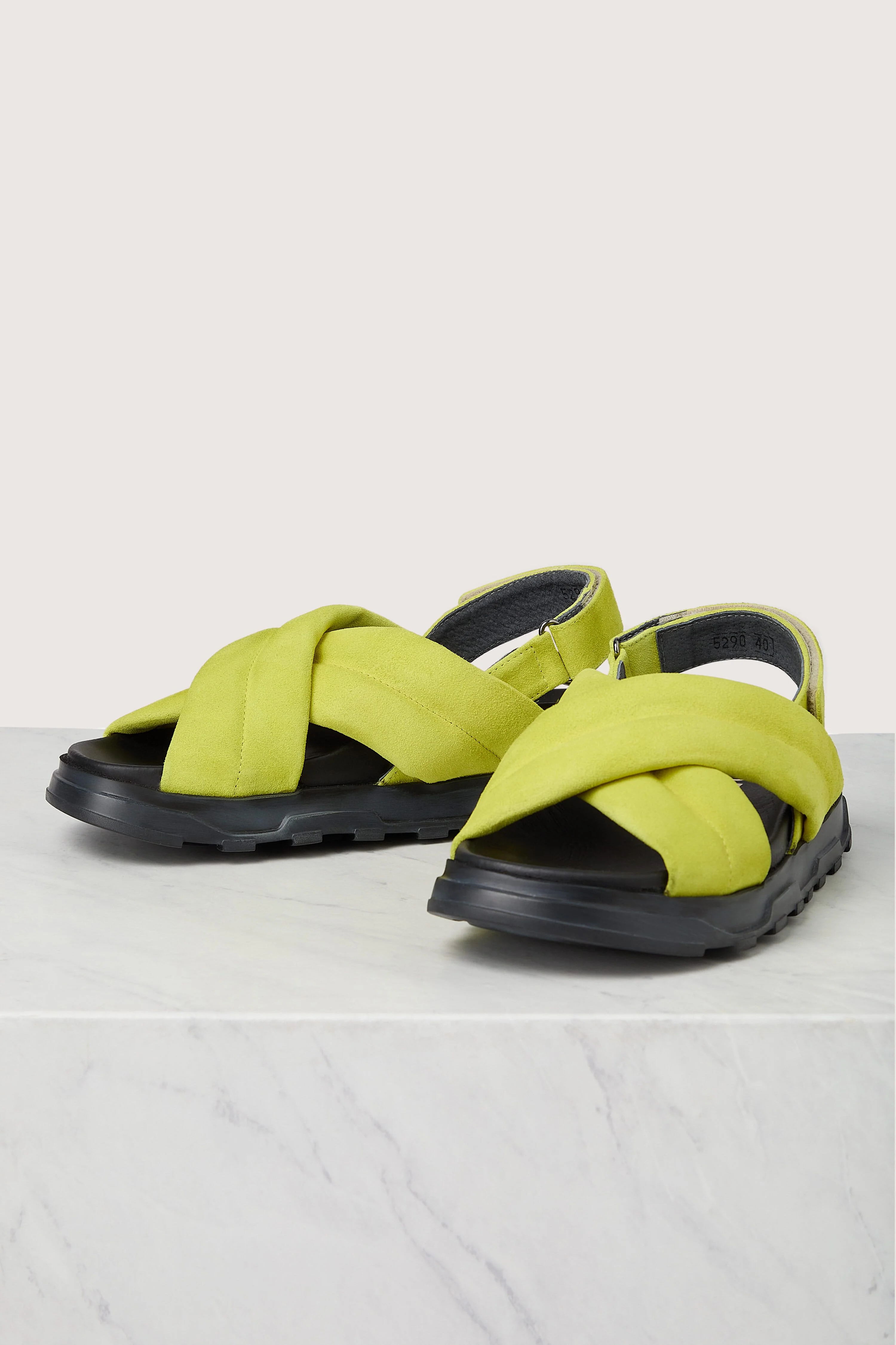Suede Crossover Sandal - Image 10