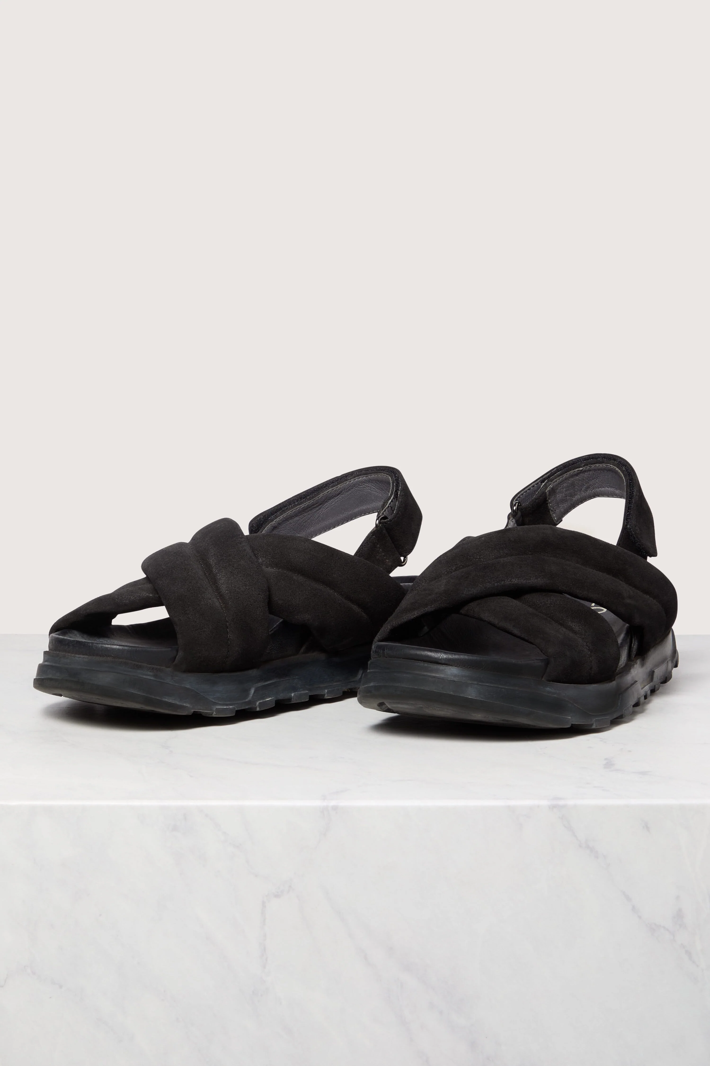 Suede Crossover Sandal - Image 11