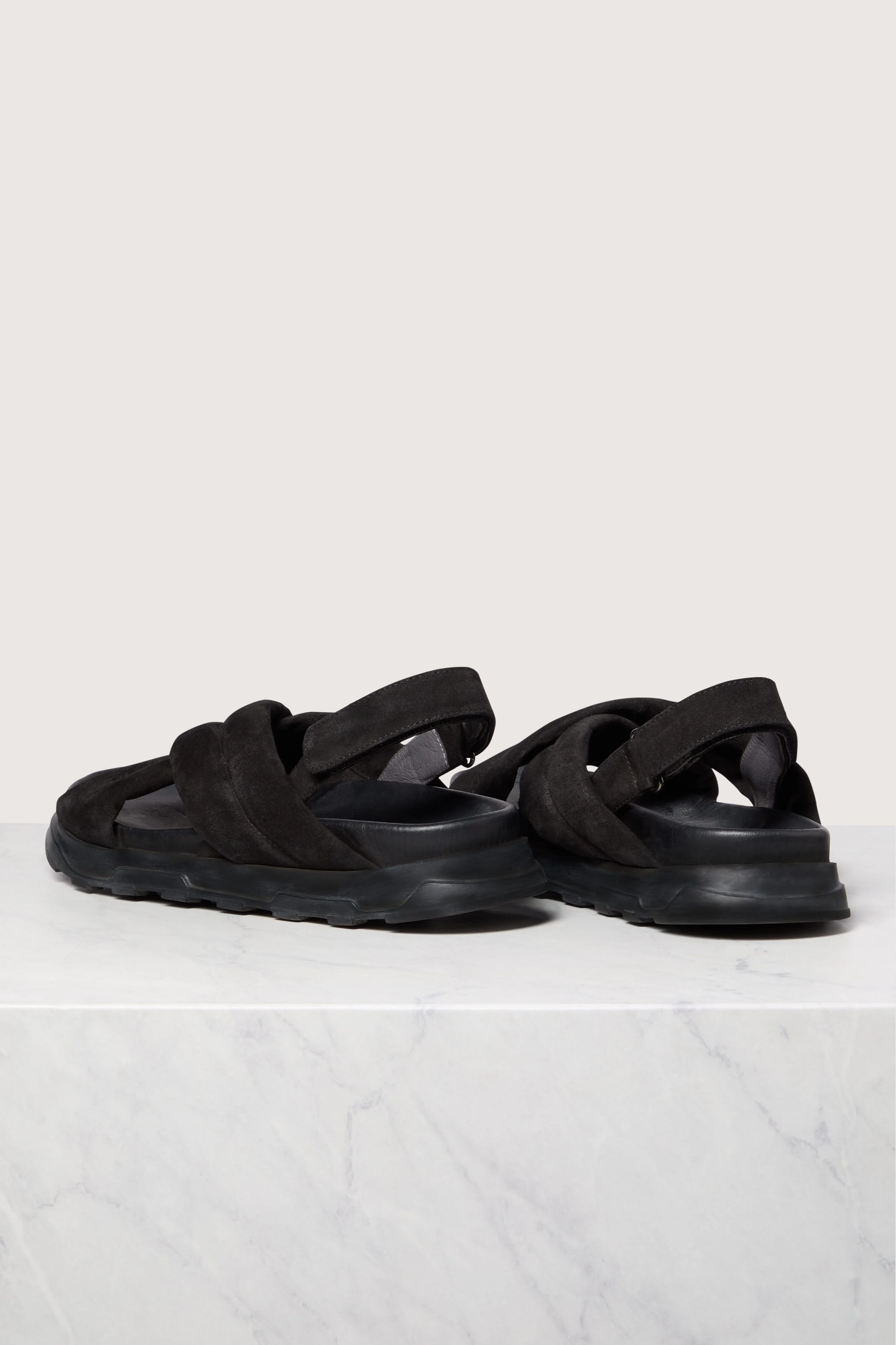Suede Crossover Sandal - Image 12