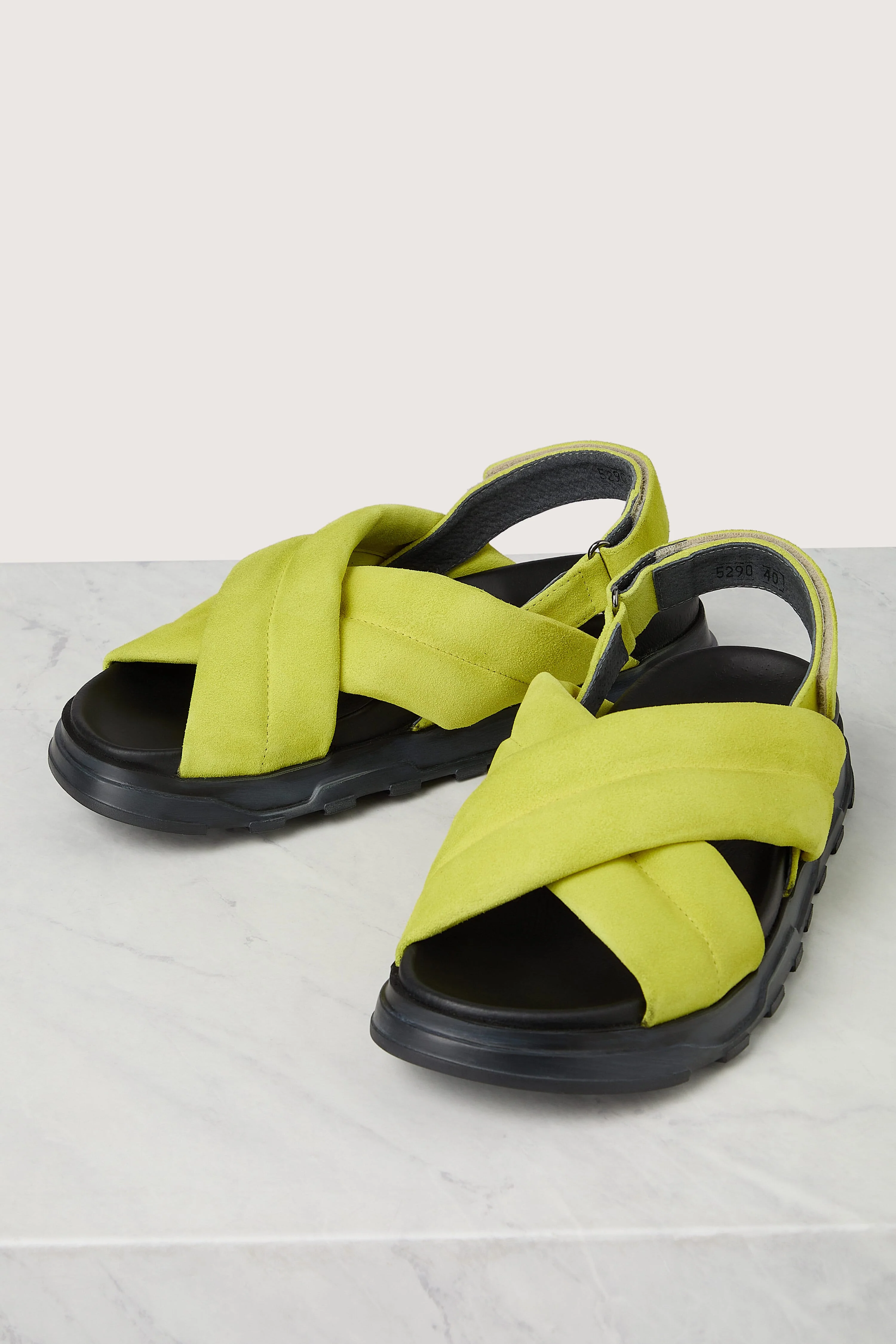 Suede Crossover Sandal - Image 3