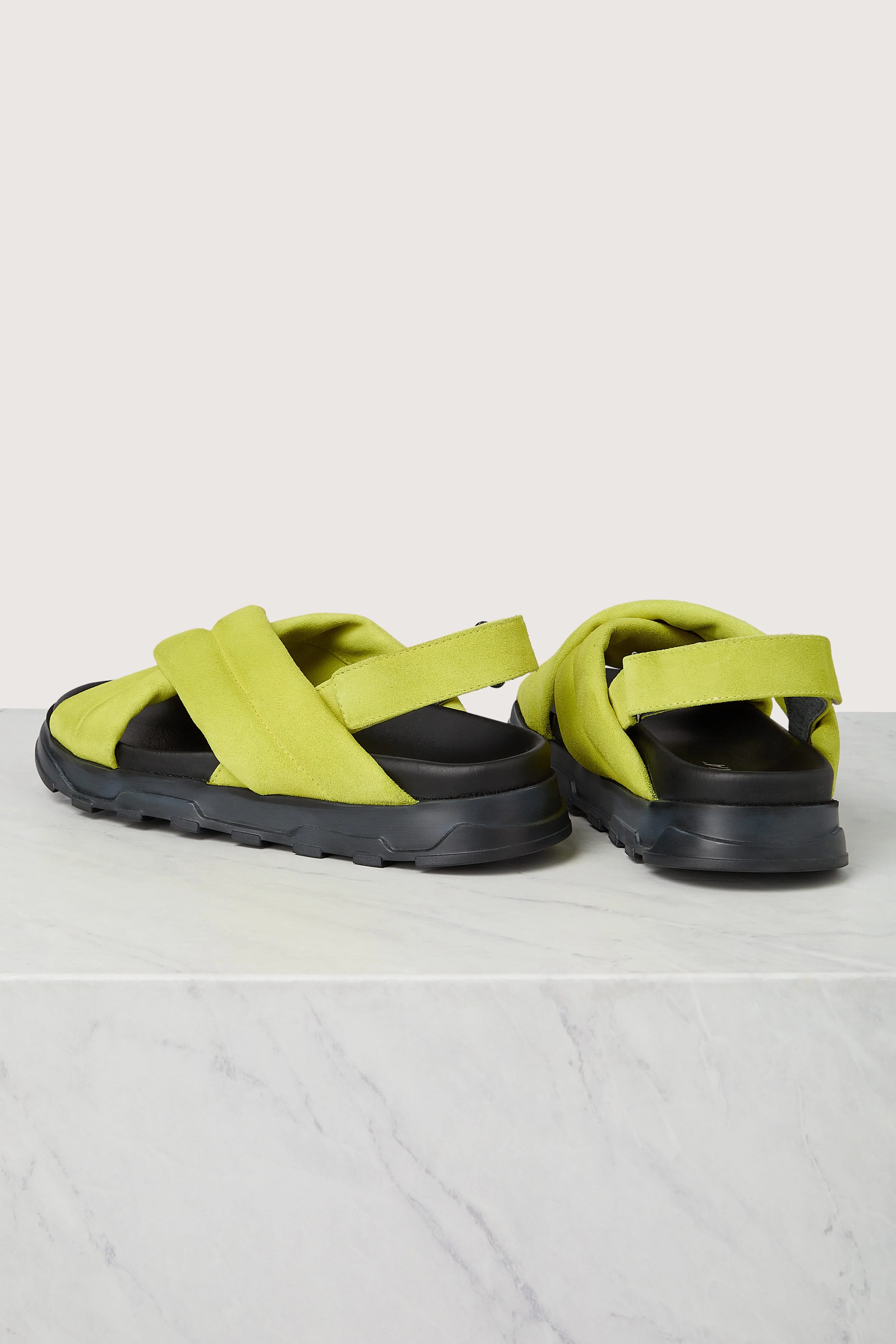Suede Crossover Sandal - Image 9