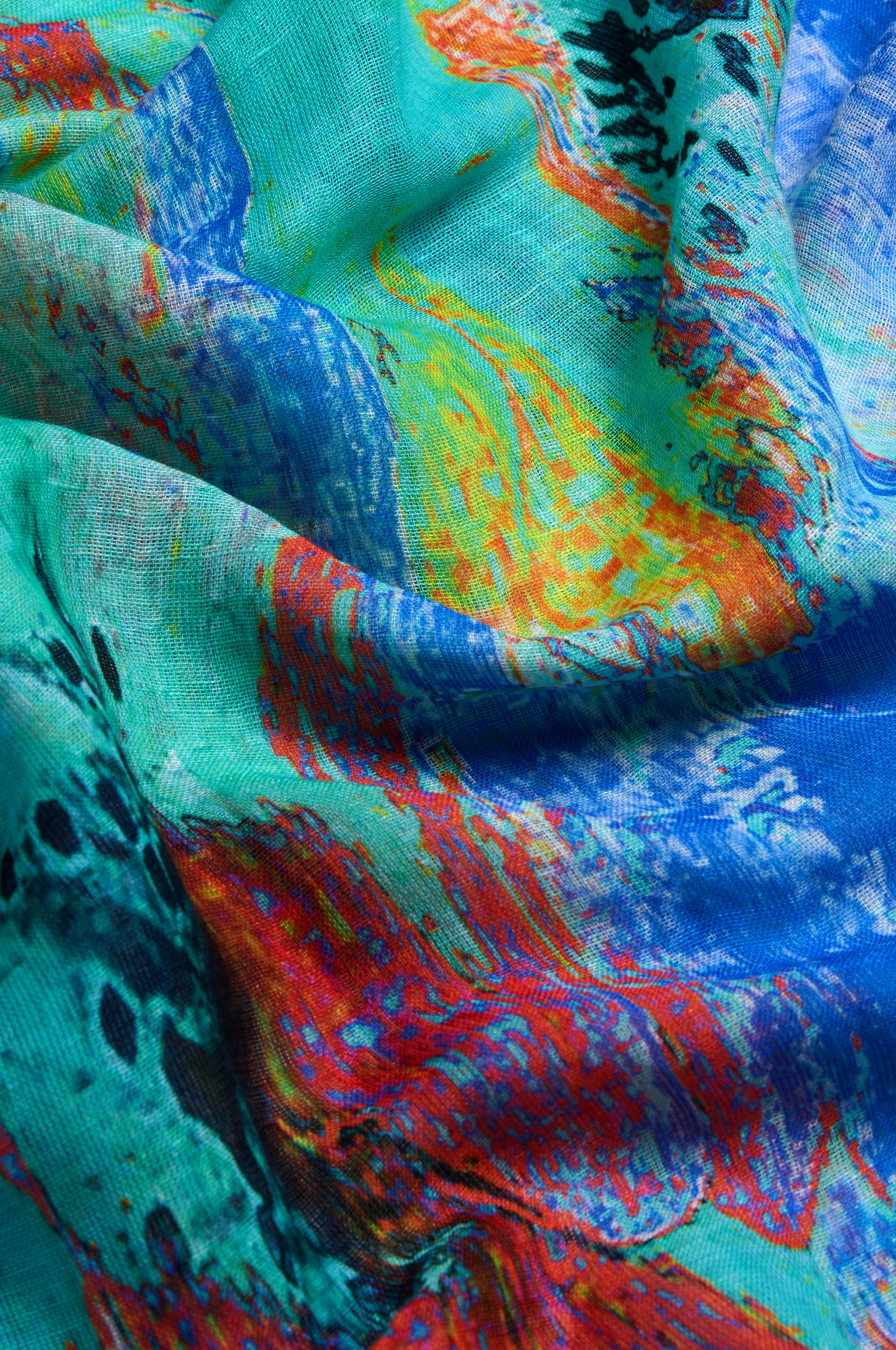 Terra Mare Cotton Linen Scarf - Image 3