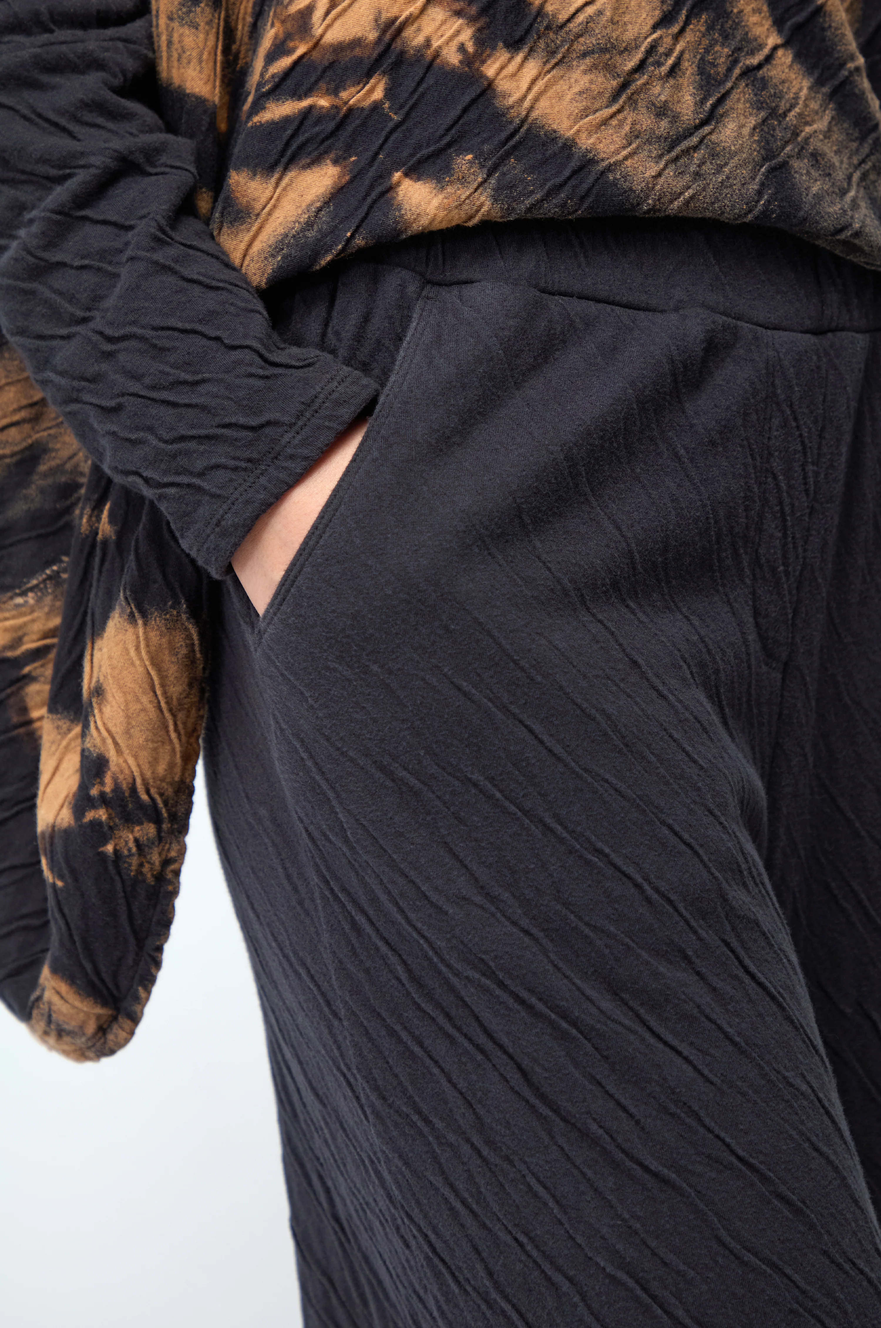 Tie Dye Hem Jersey Trousers - Image 5