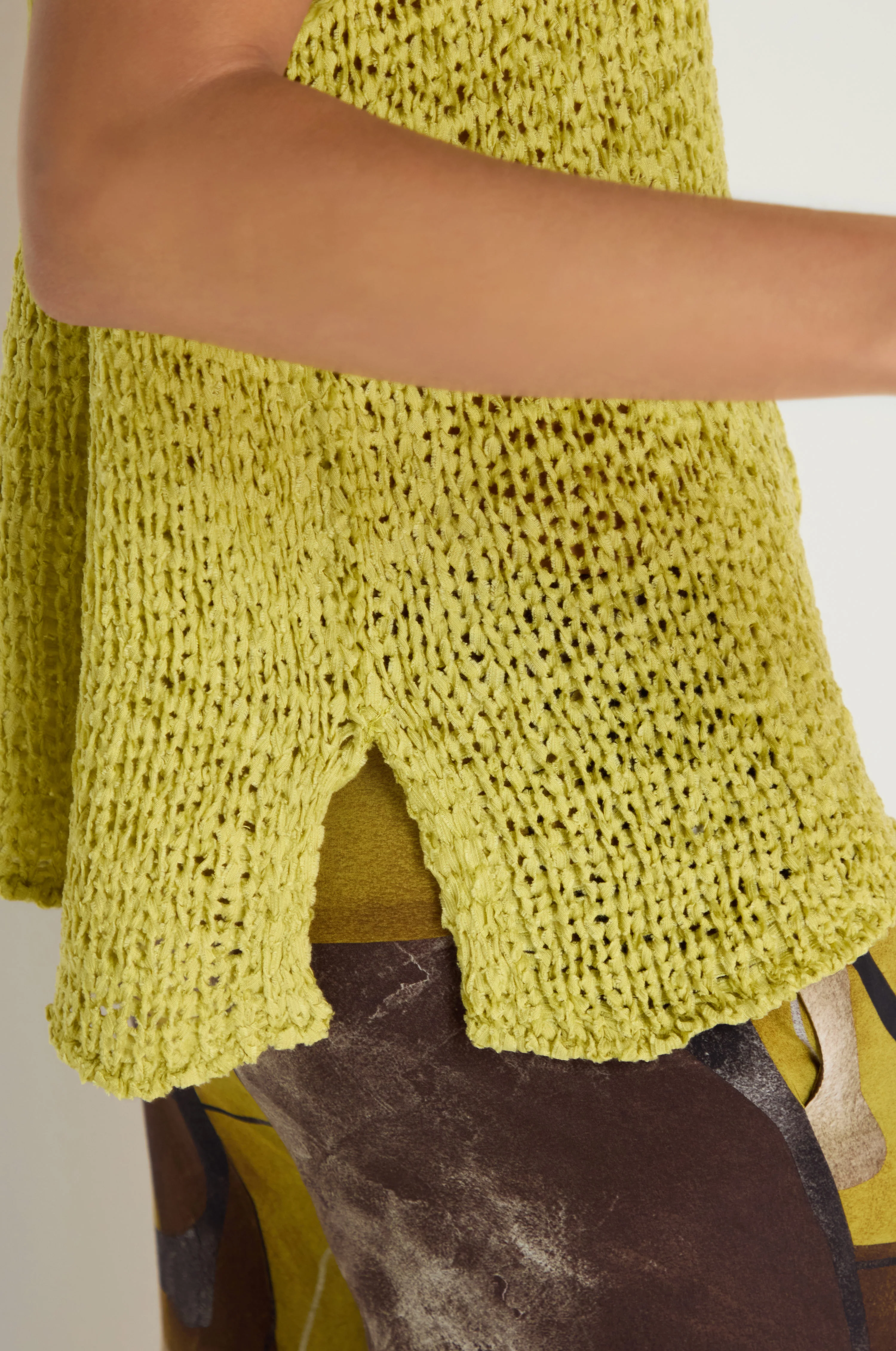 V-Neck Cotton Blend Knit - Image 15