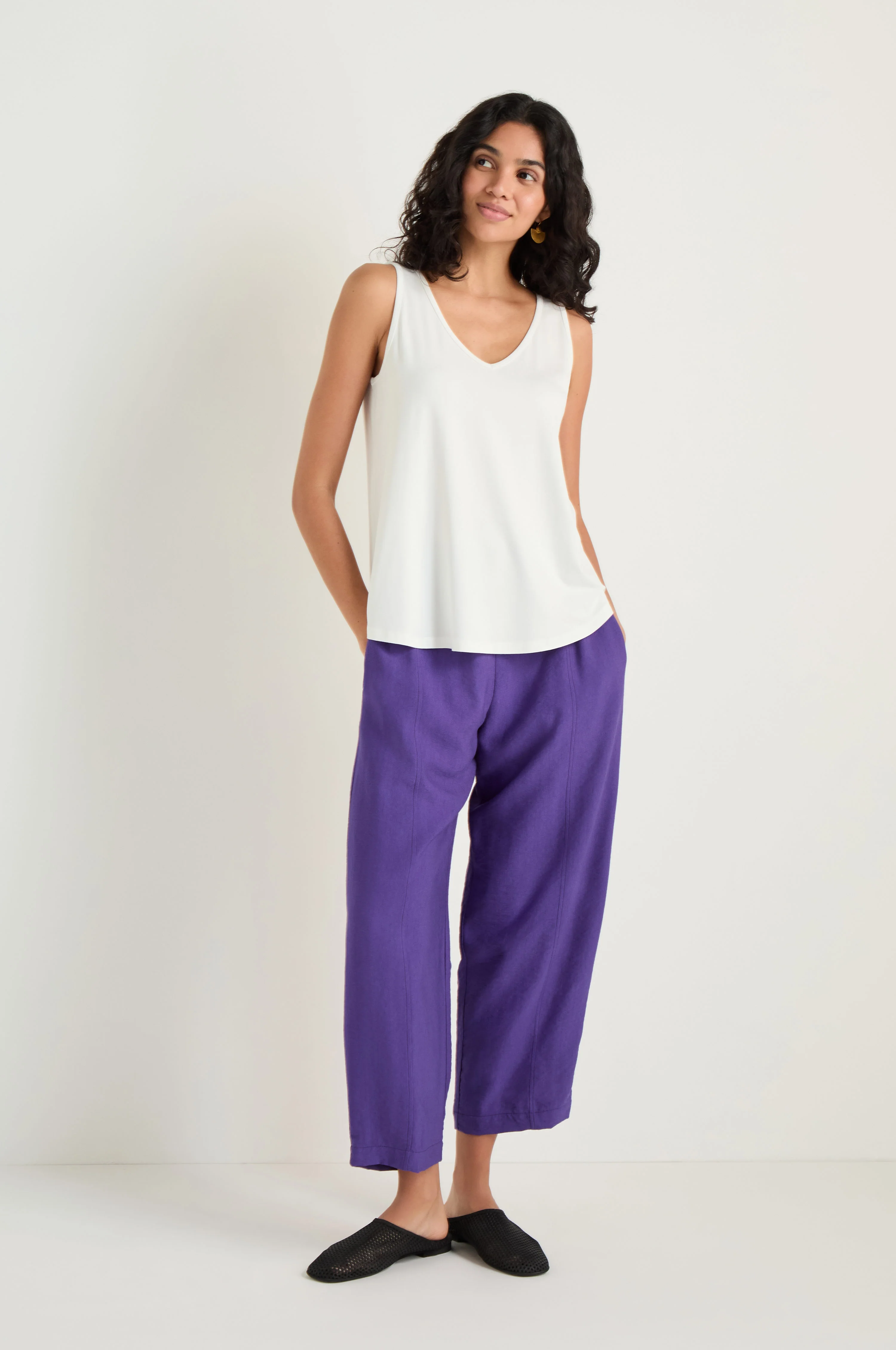Viscose Jersey Flare Vest - Image 3