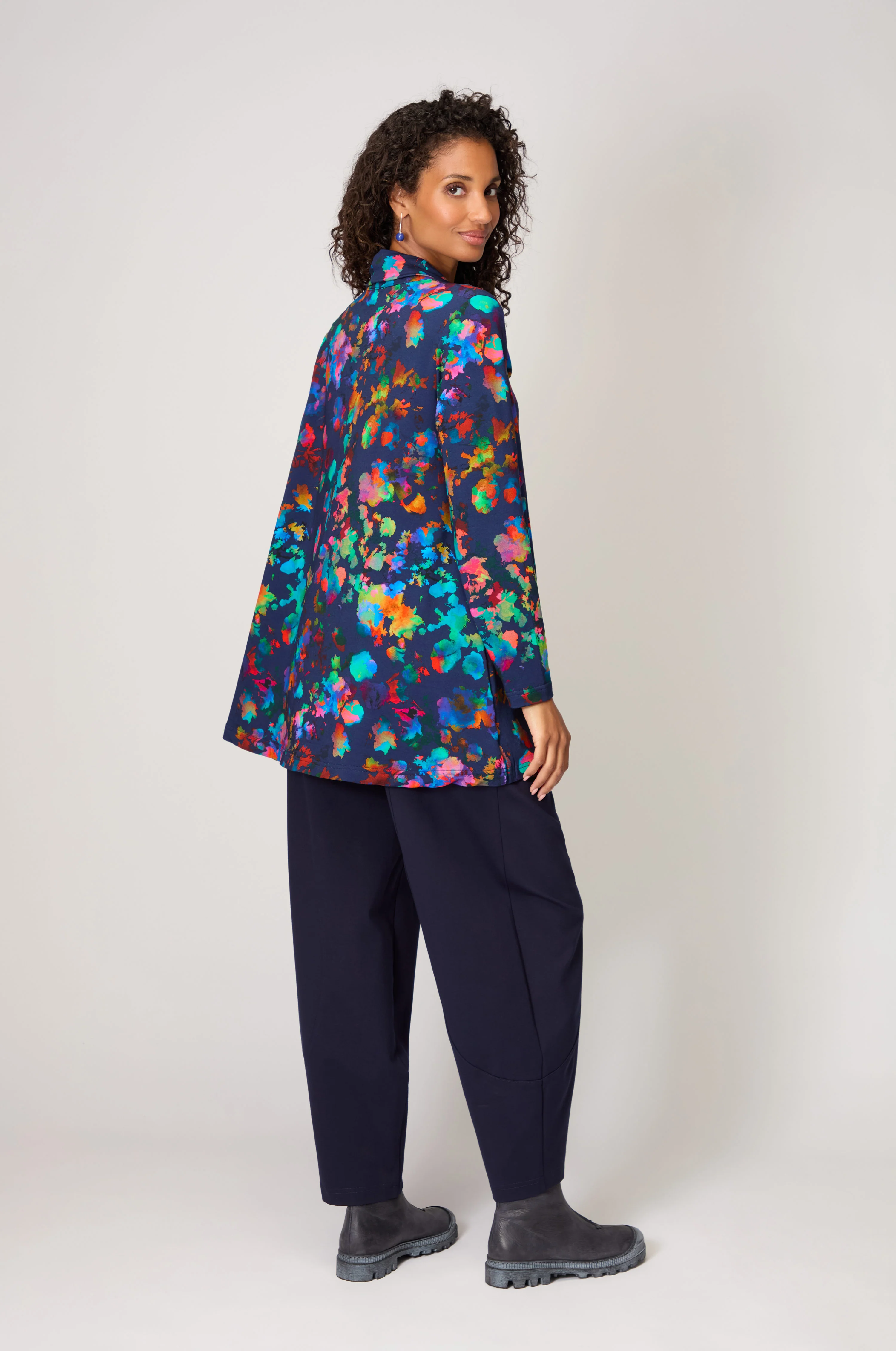 Vivid Petals Jersey Tunic - Image 6
