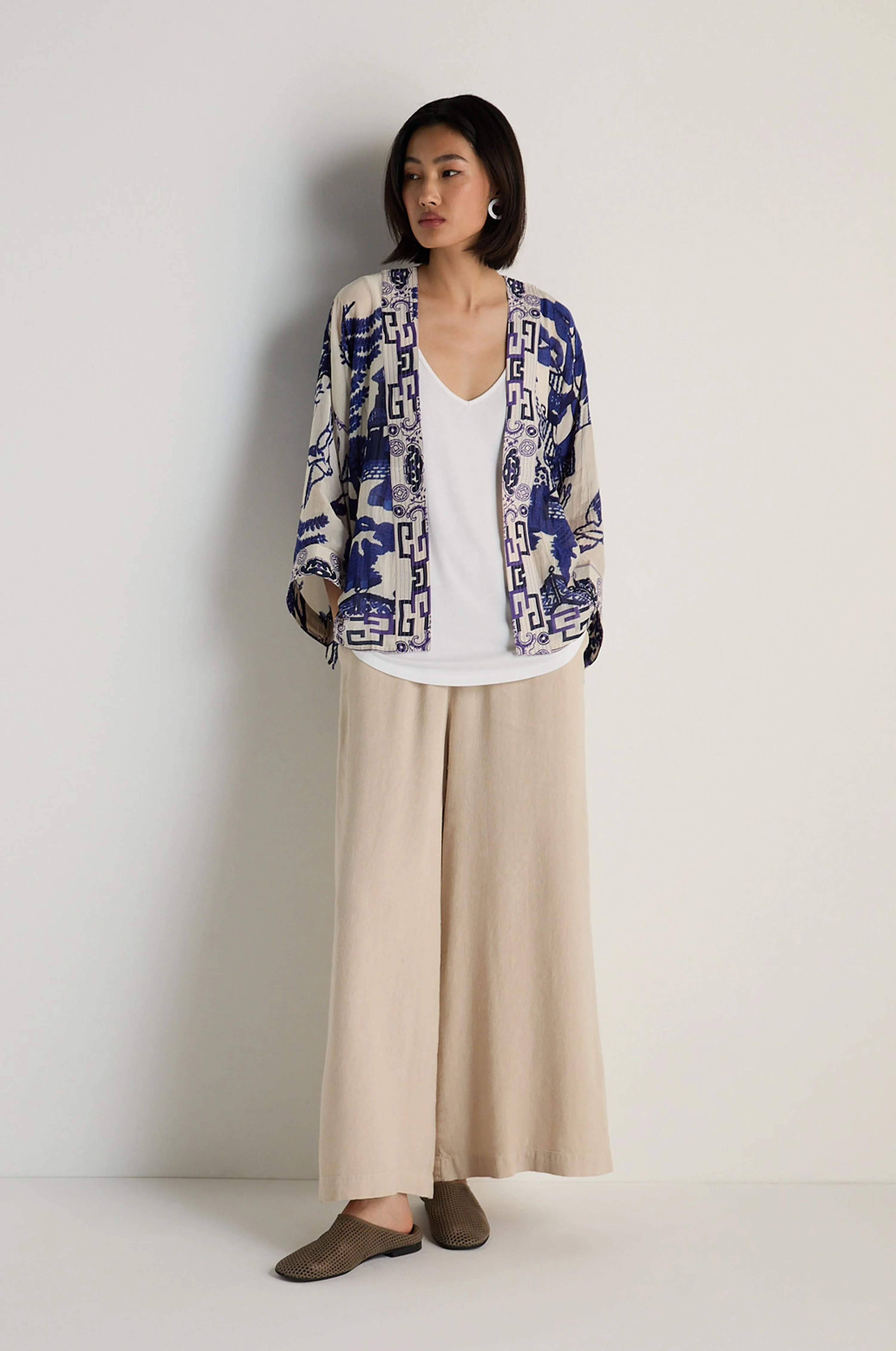 Willow Print Kimono - Image 4